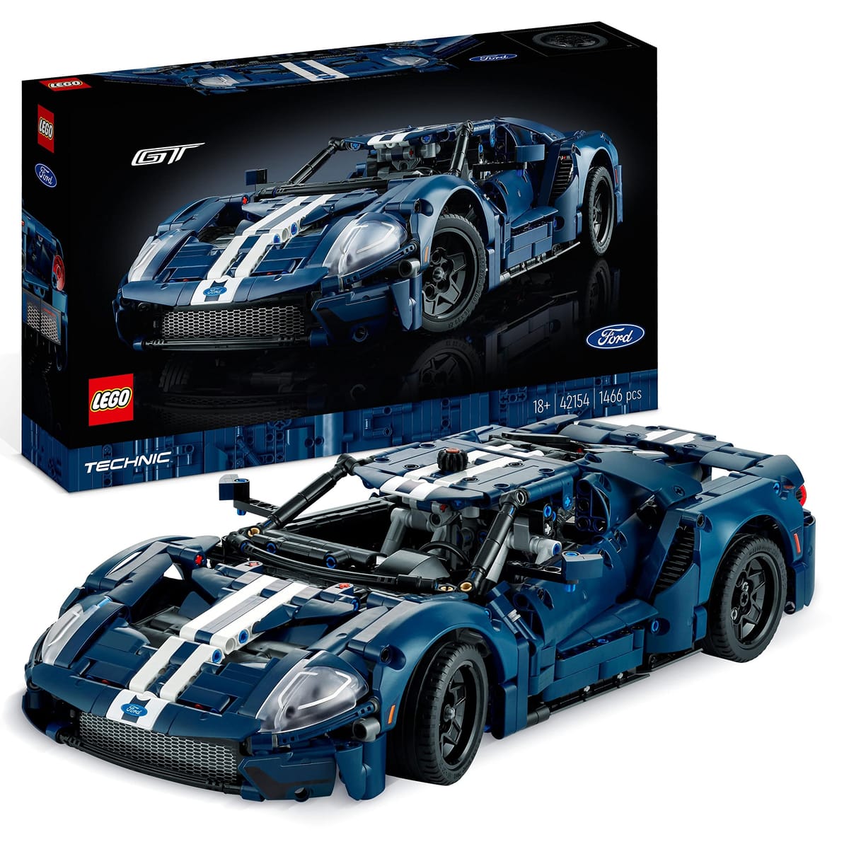 LEGO Technic Ford GT 2022 (42154), maquette 1:12 pour adultes — idée cadeau