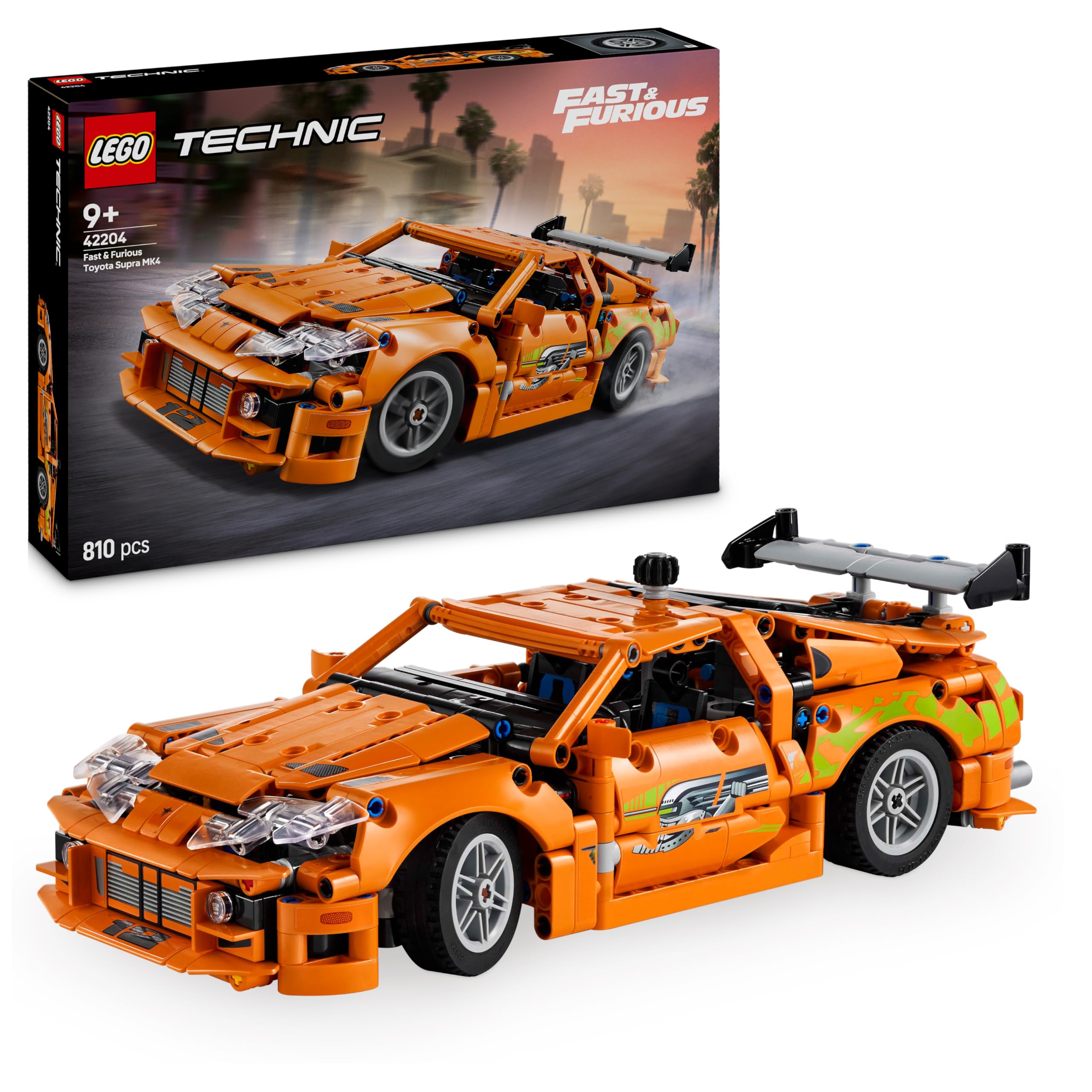 LEGO Technic Fast and Furious Toyota Supra MK4 42204