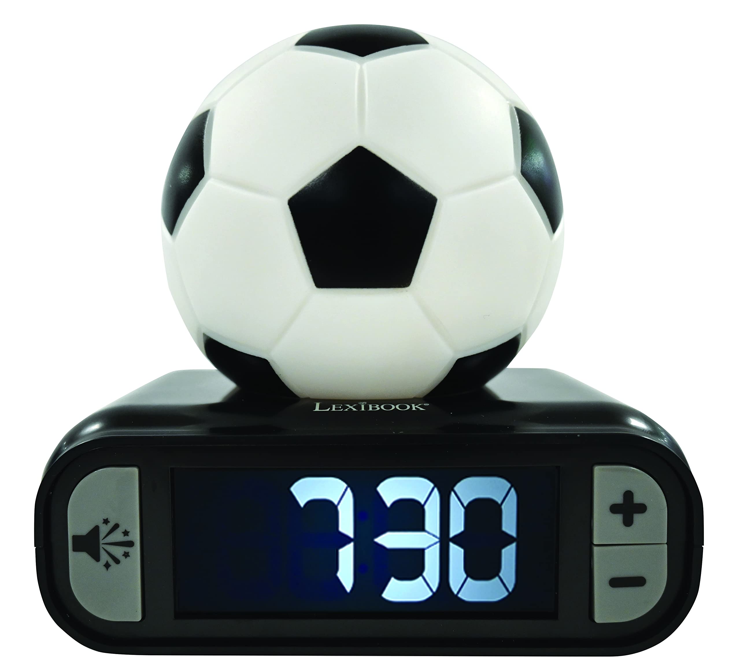Le réveil veilleuse ballon de foot Lexibook — idée cadeau
