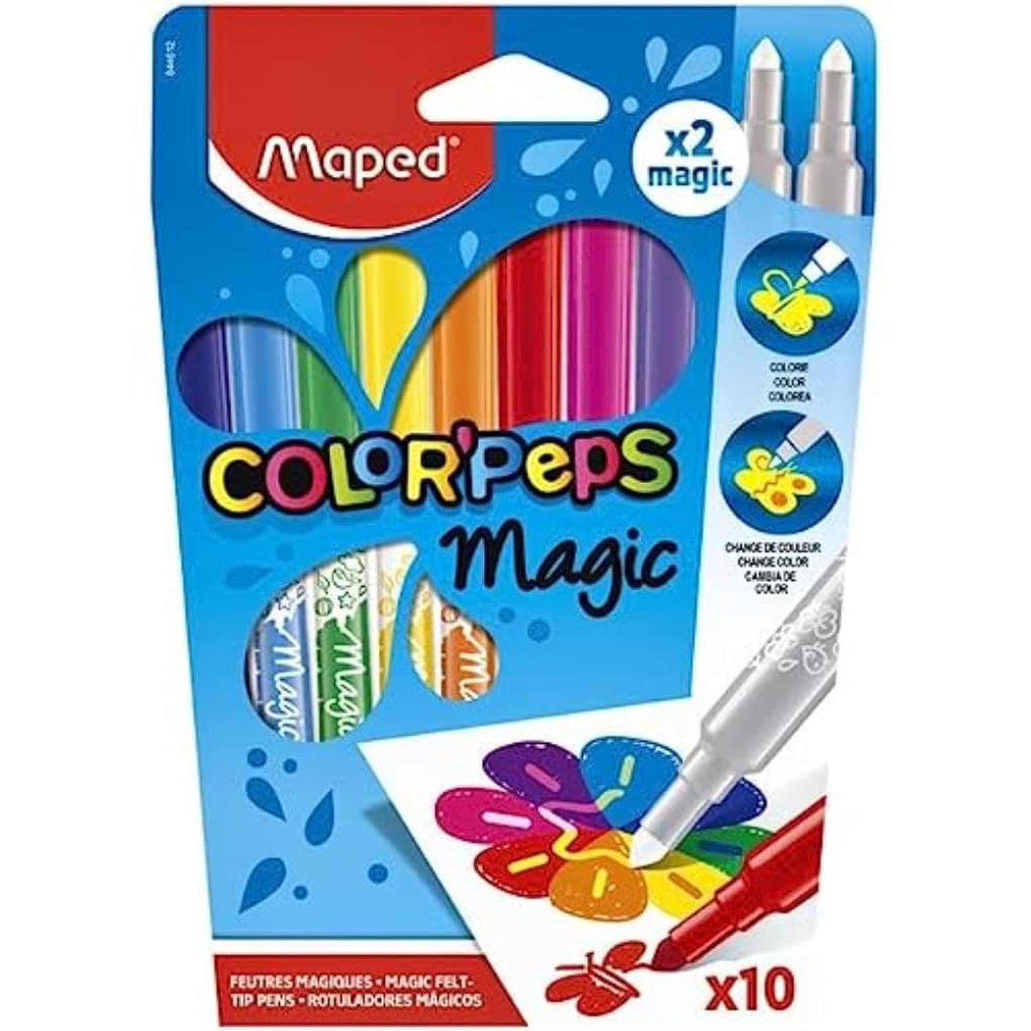 Maped Color'Peps Feutres Magiques Changeants — cadeau drôle et insolite