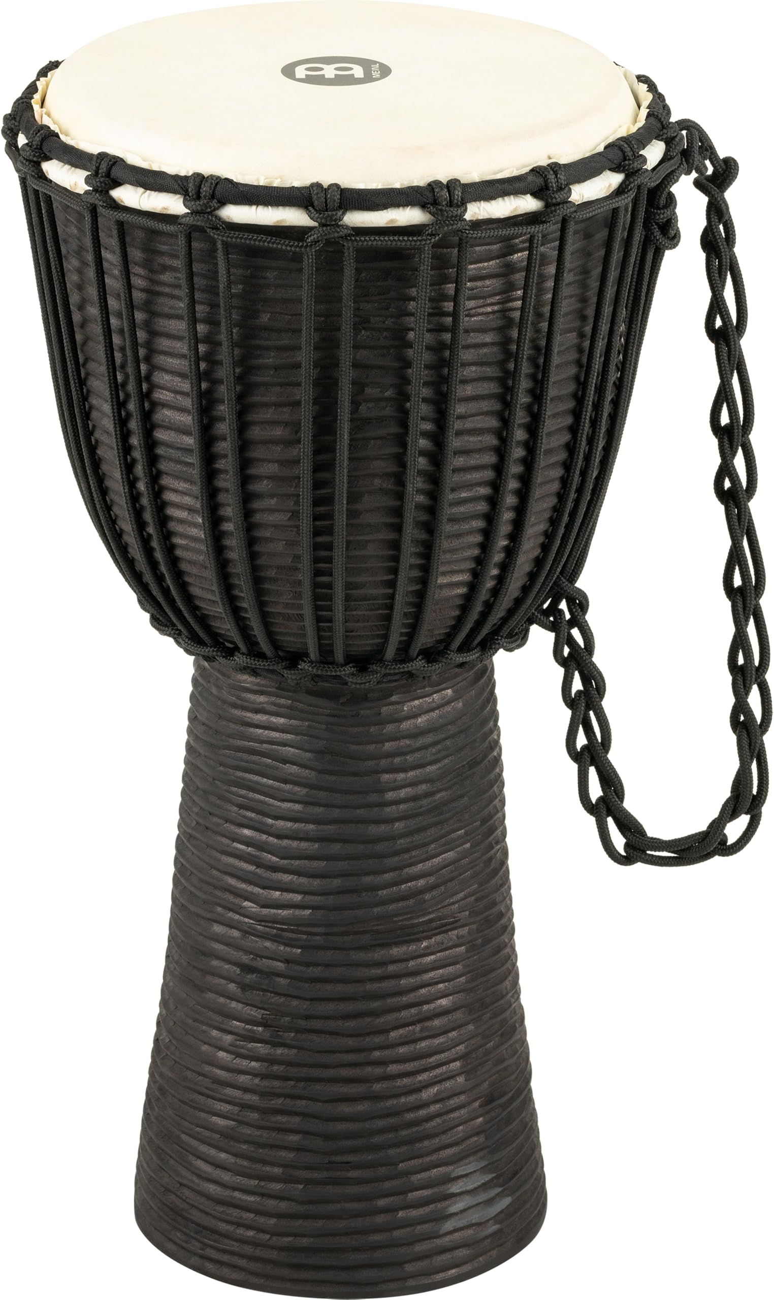 Meinl Djembé River HDJ3-M, 25 cm, acajou et peau de chèvre — idée cadeau