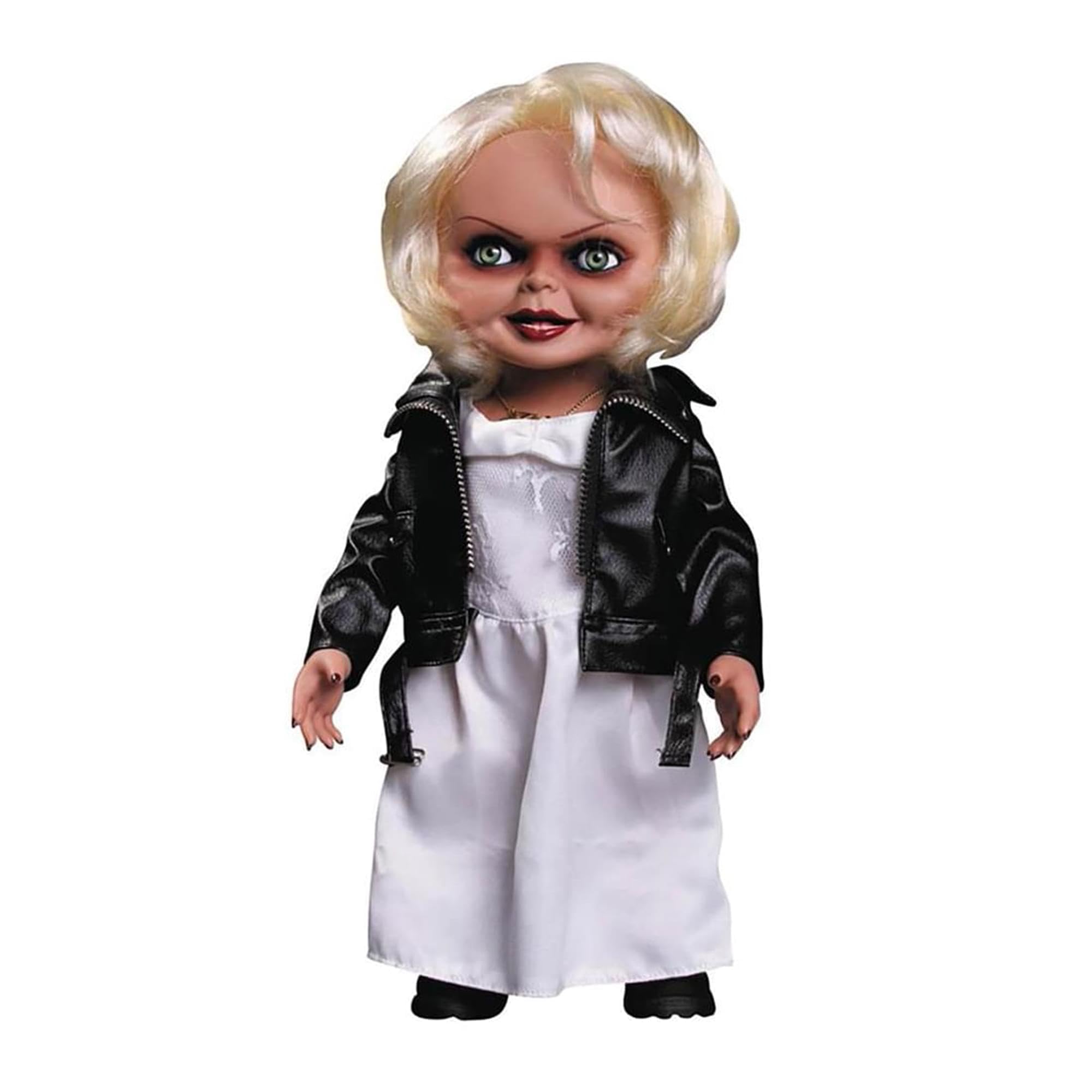 Mezco La Fiancée de Chucky, poupée parlante Tiffany 38 cm — idée cadeau