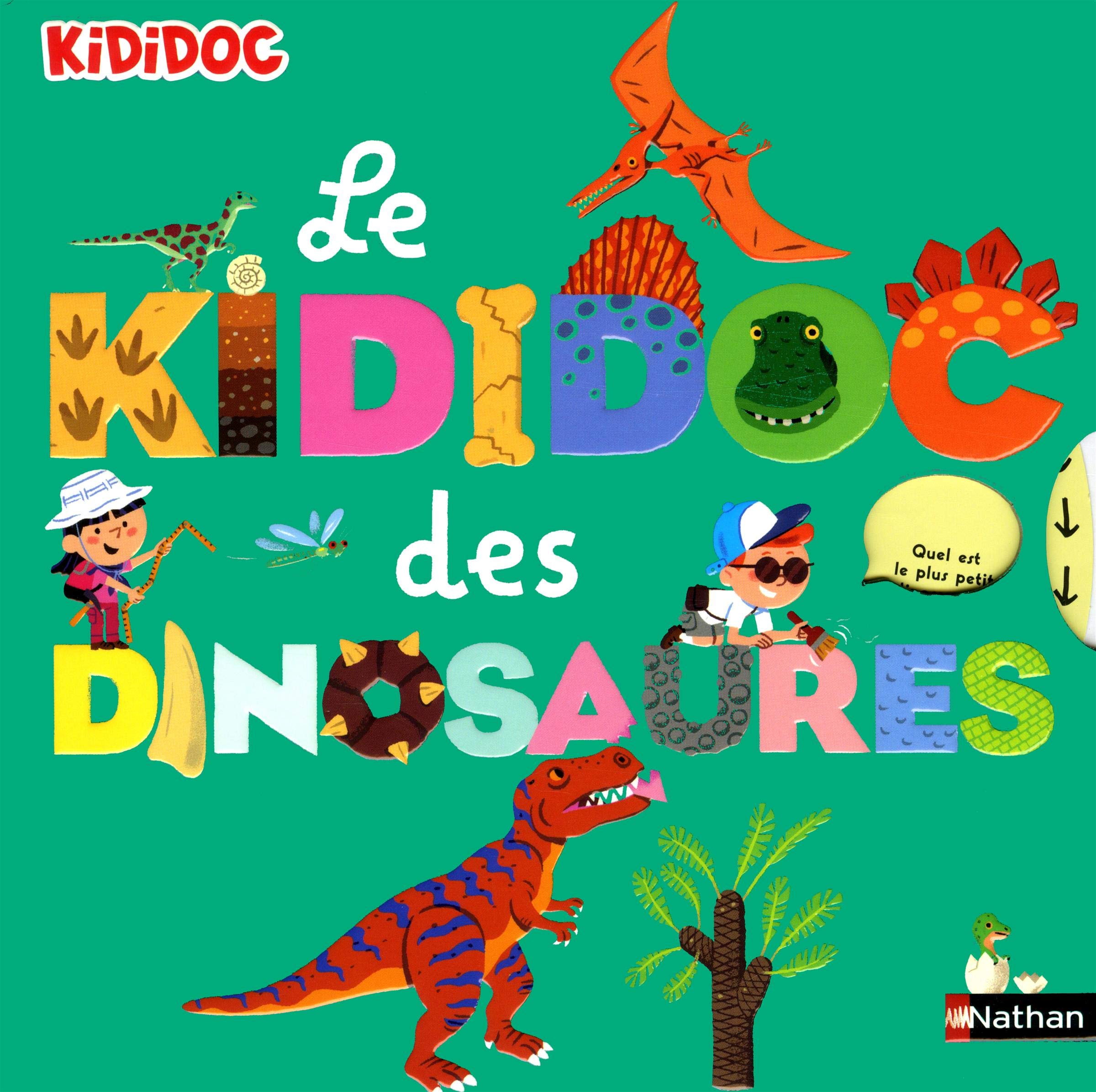 Nathan Le grand Kididoc, tout sur les dinosaures (pop-up) — idée cadeau