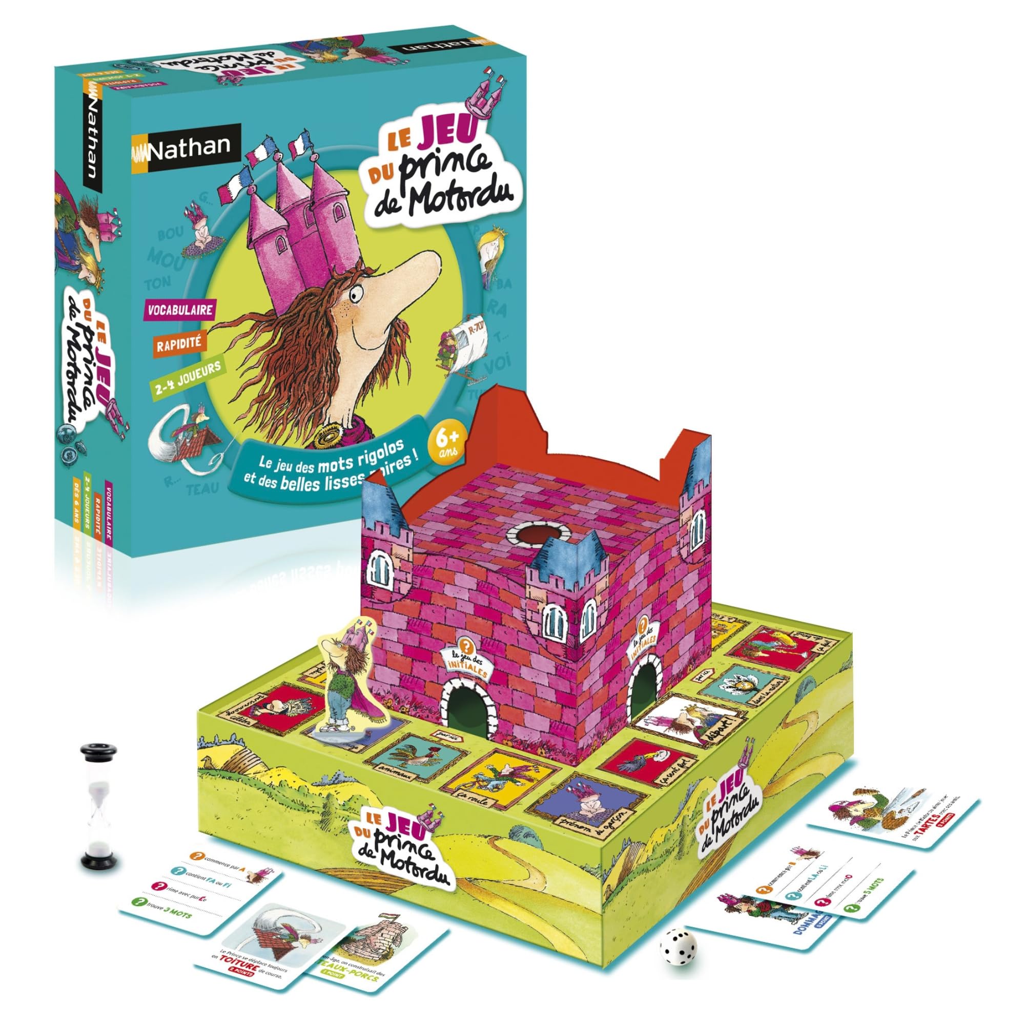 Nathan Le Jeu du Prince de Motordu, jeu de société éducatif — idée cadeau