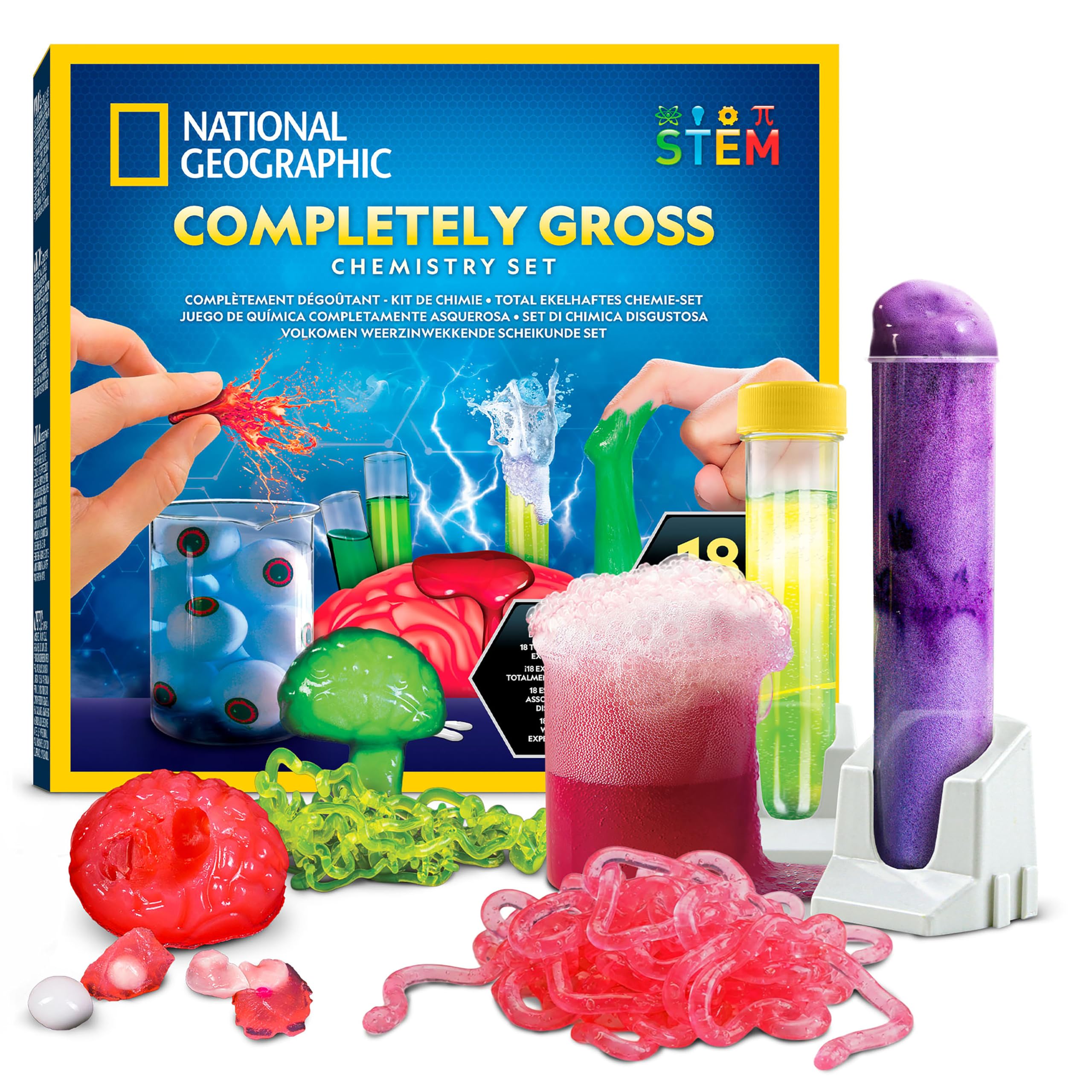 National Geographic kit de chimie des expériences dégoûtantes
