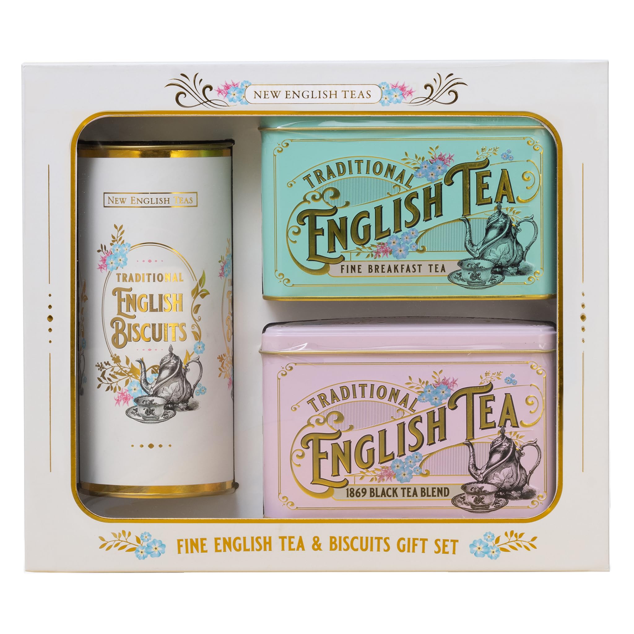 New English Teas, coffret thé anglais et biscuits au gingembre