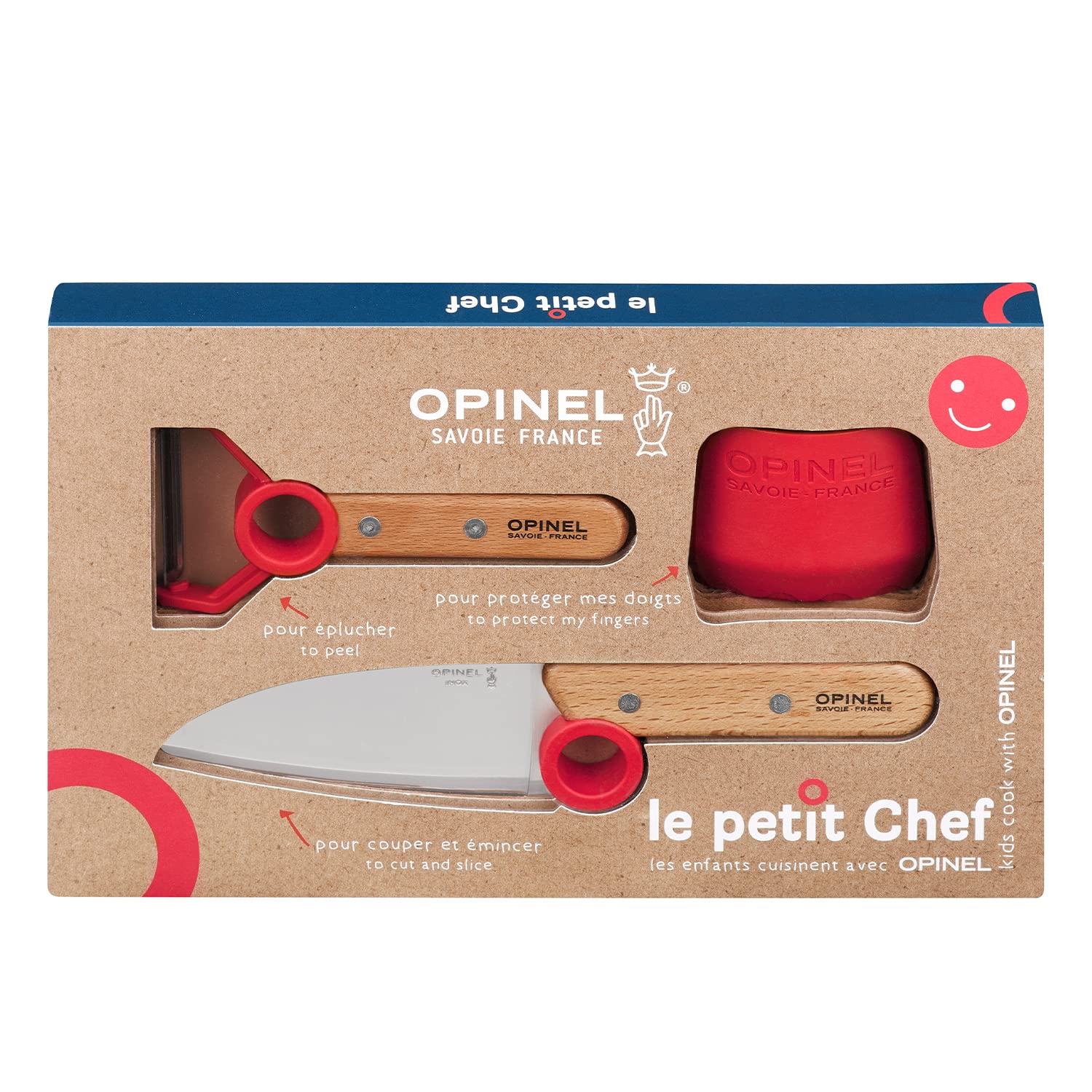 Le coffret Opinel Petit Chef, ustensiles de cuisine enfant — idée cadeau