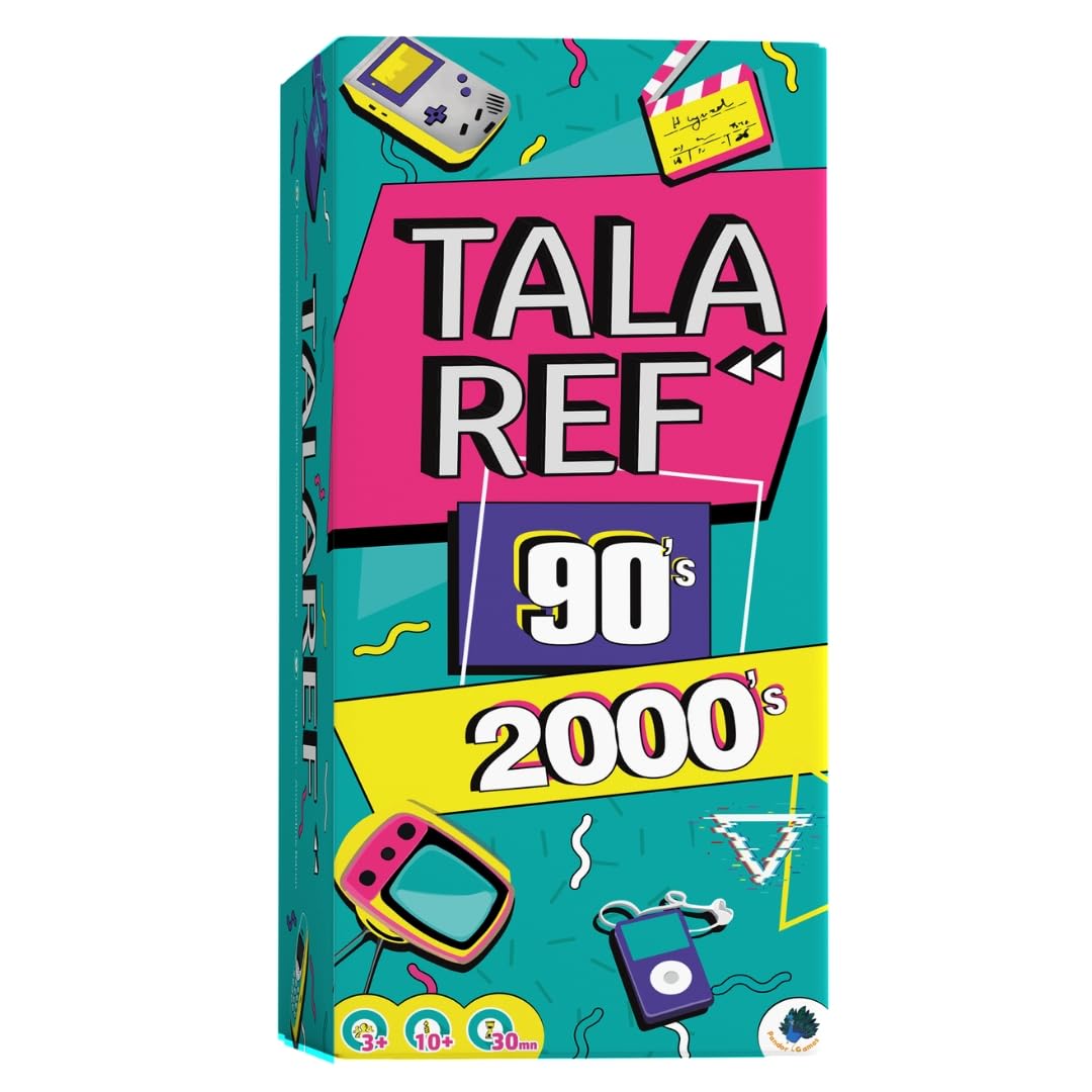 Pandor Games Talaref, quiz années 90-2000 — idée cadeau