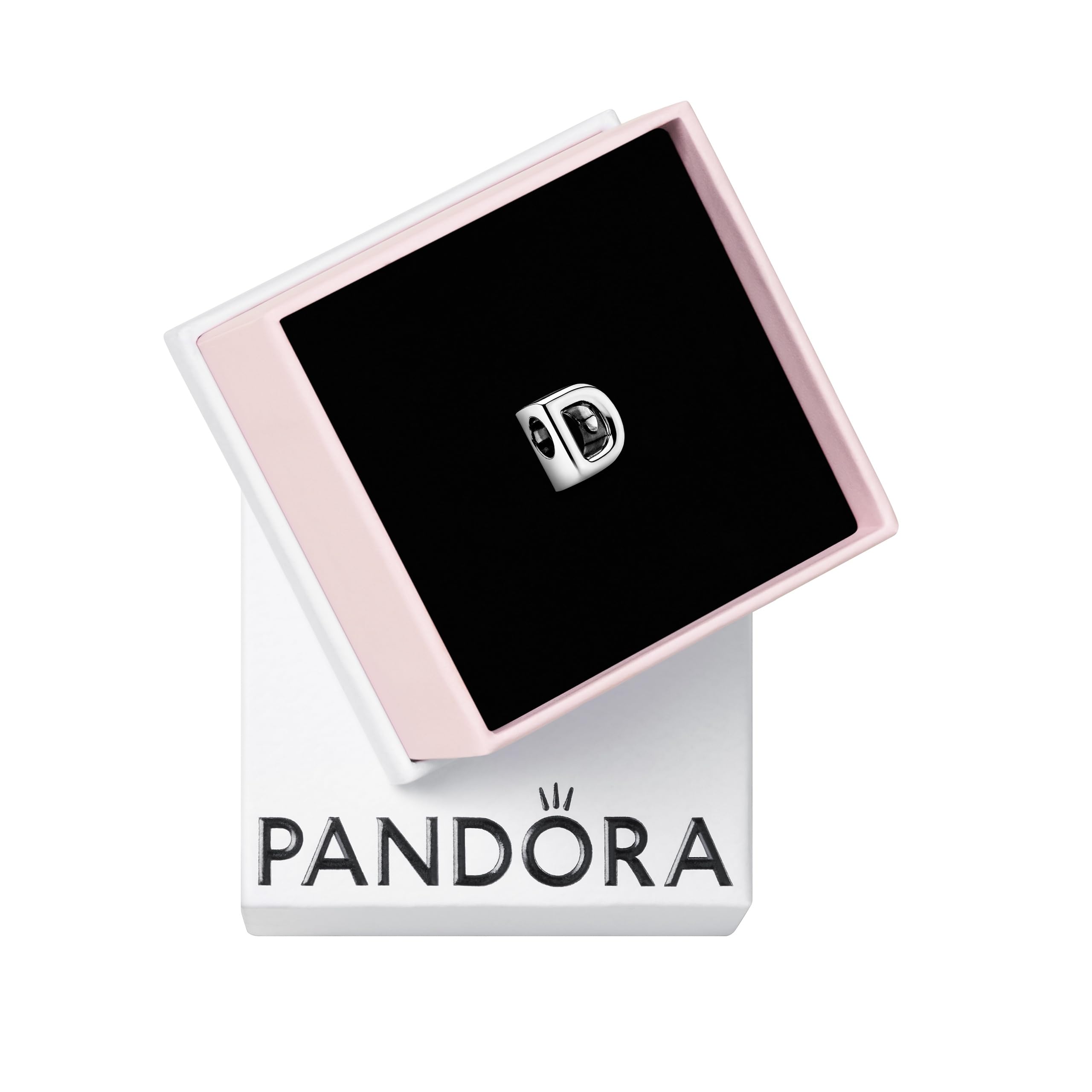 PANDORA Moments Letter D Charm in Sterling Silver — original gift idea