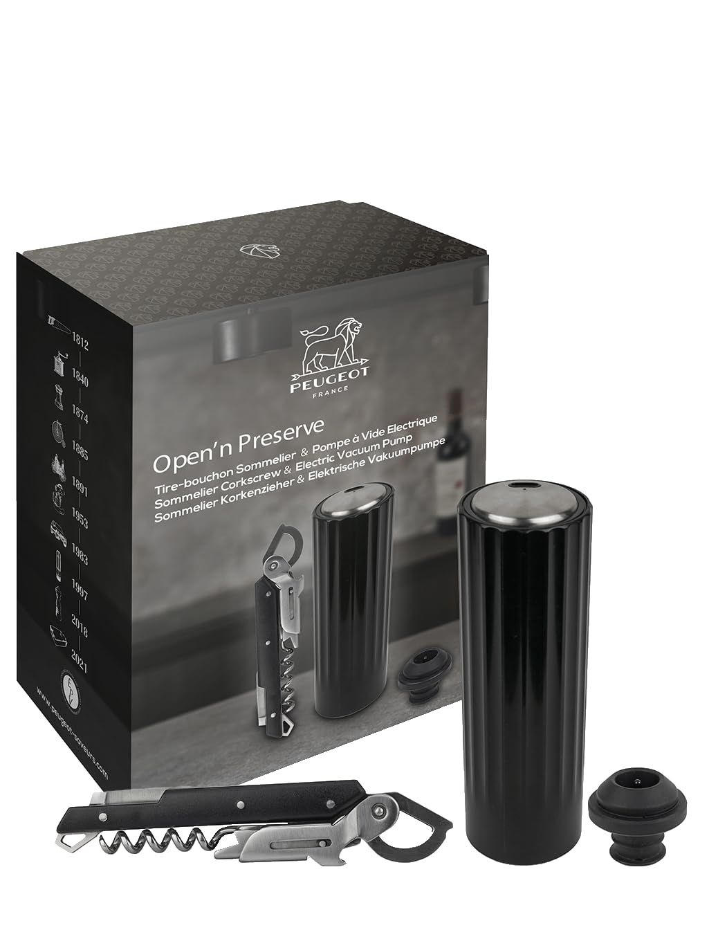 Peugeot Coffret cadeau Clavelin + Préserve électrique — cadeau drôle