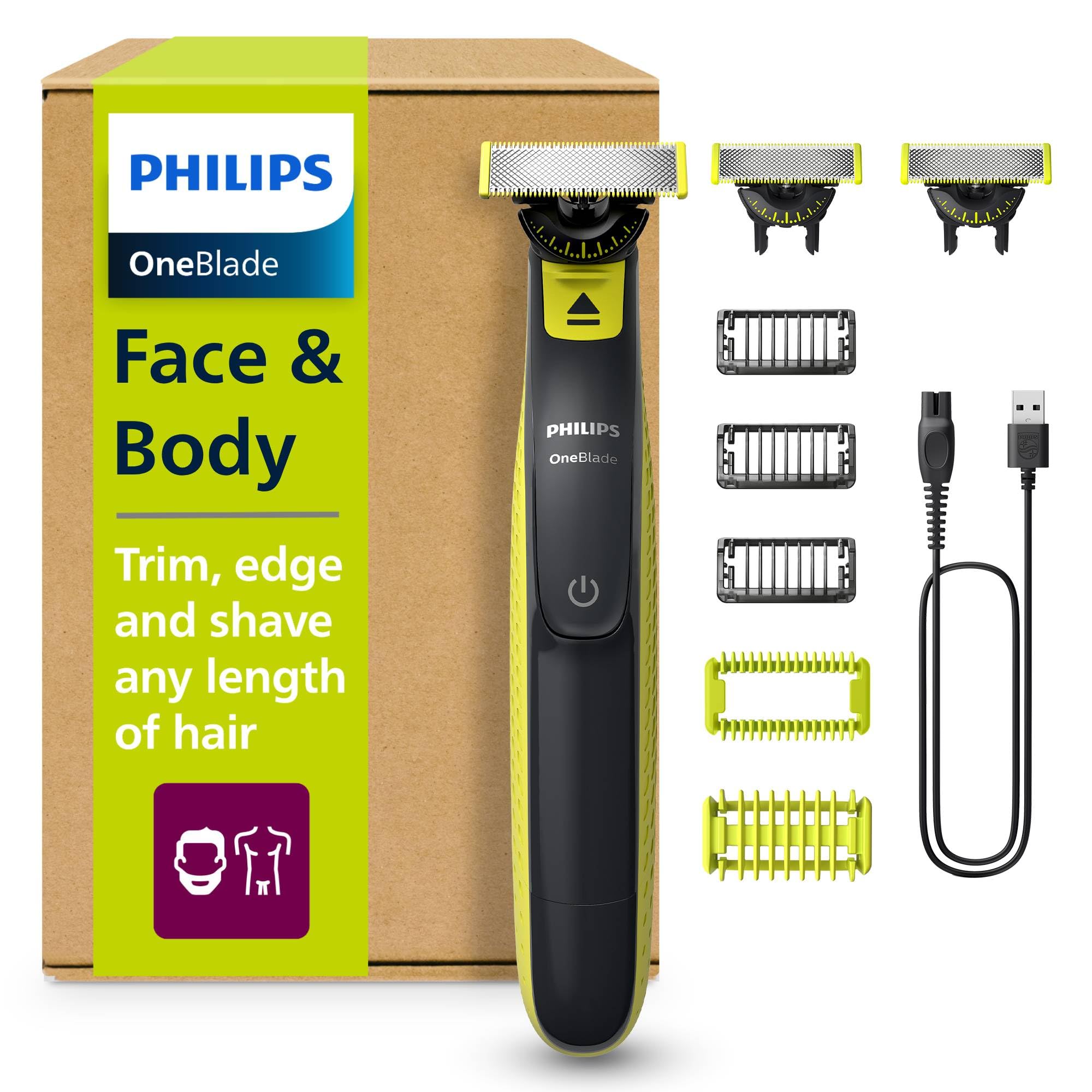 Philips OneBlade 360 Authentic Barber — Rasoir et tondeuse à barbe — cadeau drôle et insolite