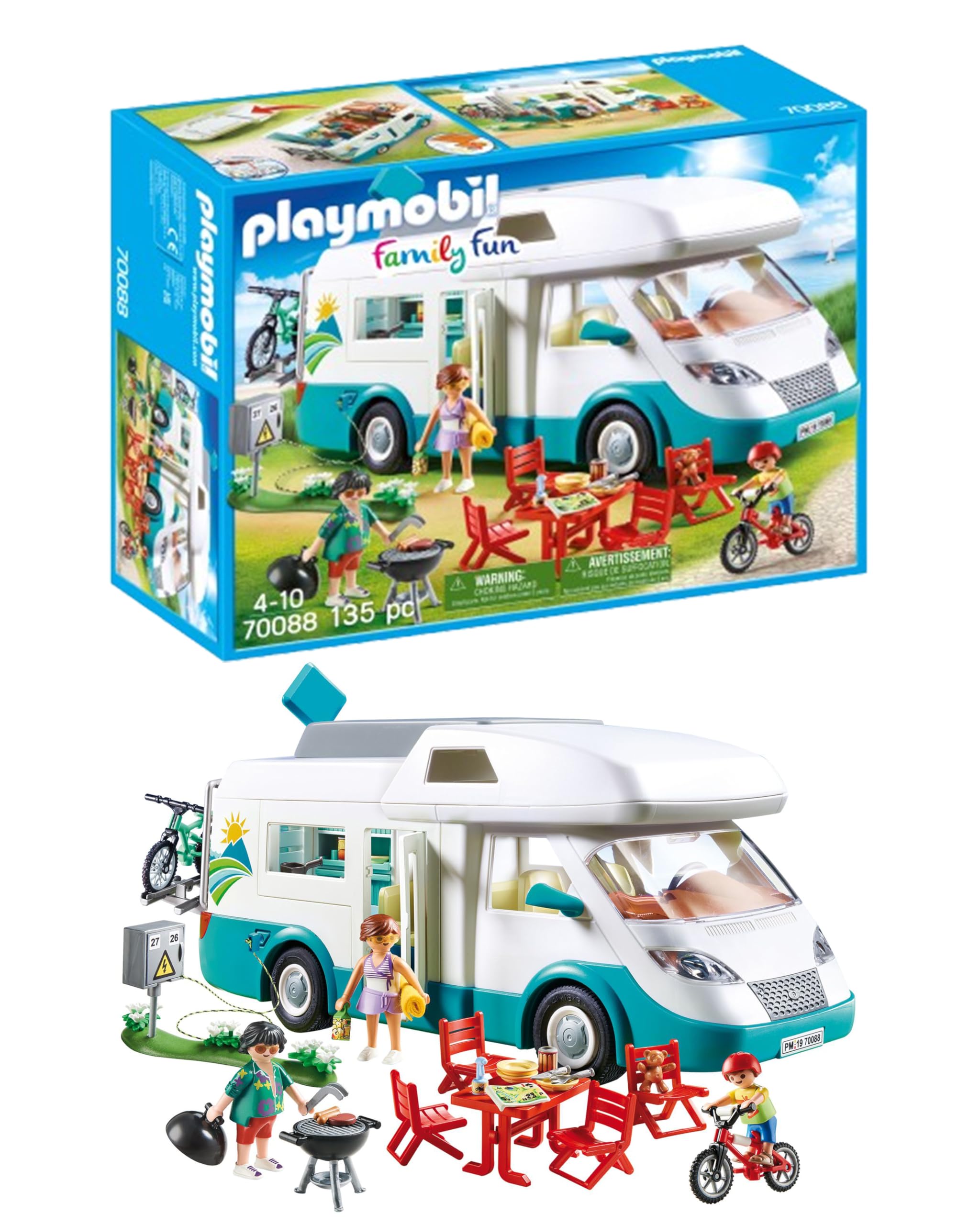 Playmobil Family Fun 70088 Camping-Car familial — cadeau drôle