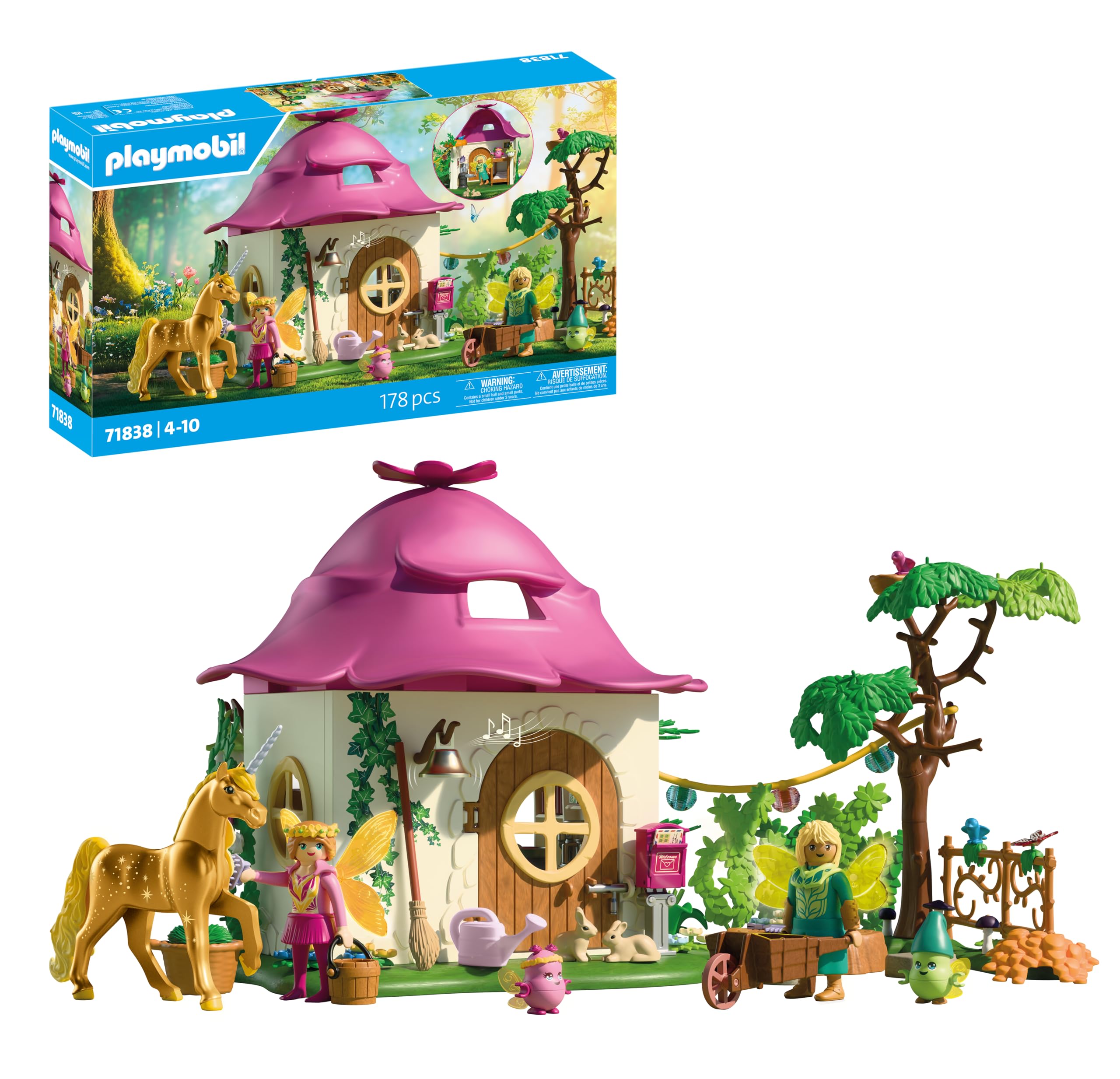 Playmobil Magic Unicorns, La Maison des fées avec Licorne — cadeau drôle et insolite