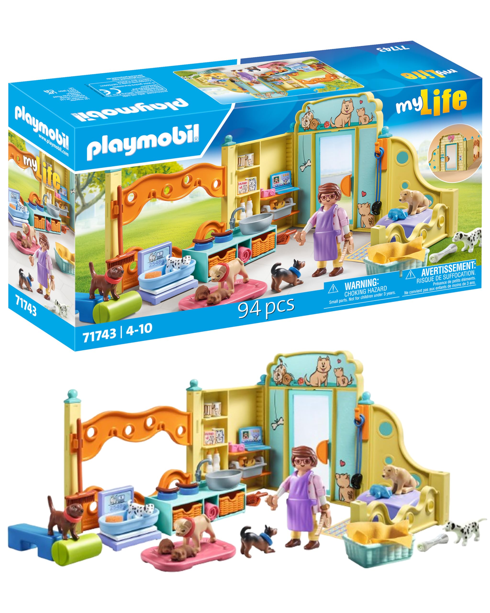 Playmobil My Life Maison des Chiots — cadeau drôle et insolite