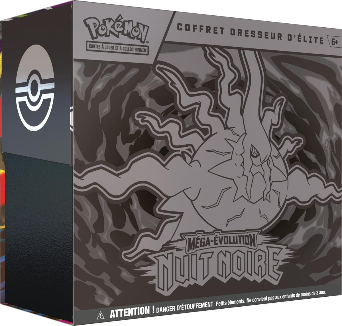 Pokémon, coffret Dresseur d'élite Méga-Évolution Nuit Noire — idée cadeau