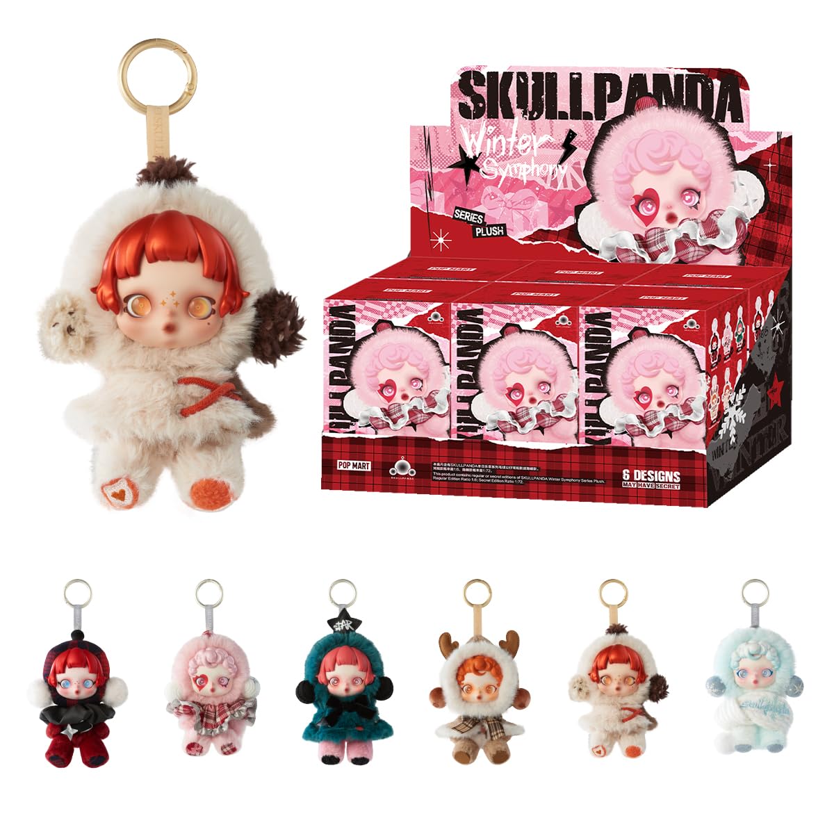 POP MART Skullpanda Winter Symphony Series, figurine de collection — cadeau drôle et insolite