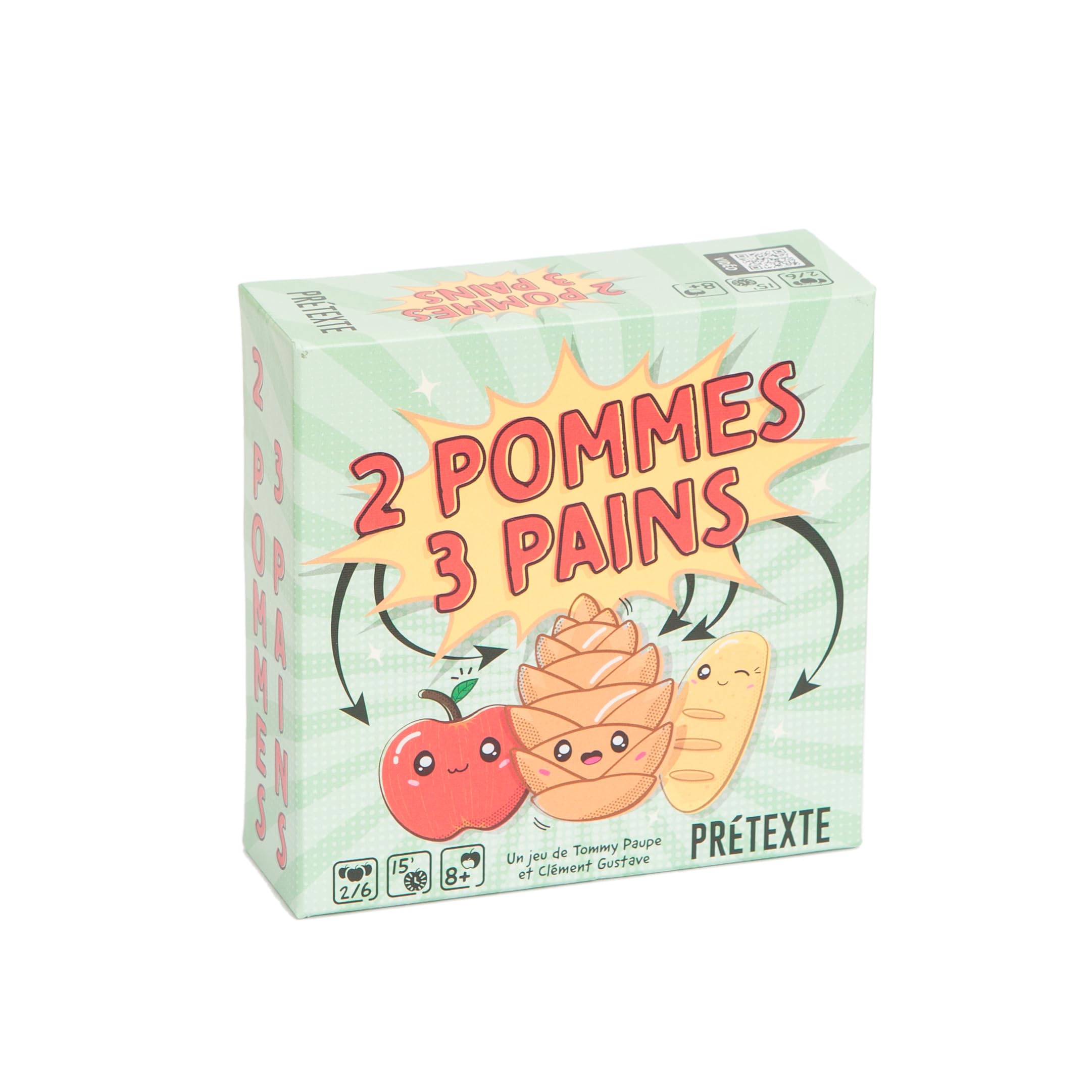 Pretexte 2 Pommes 3 Pains, jeu d'annonce