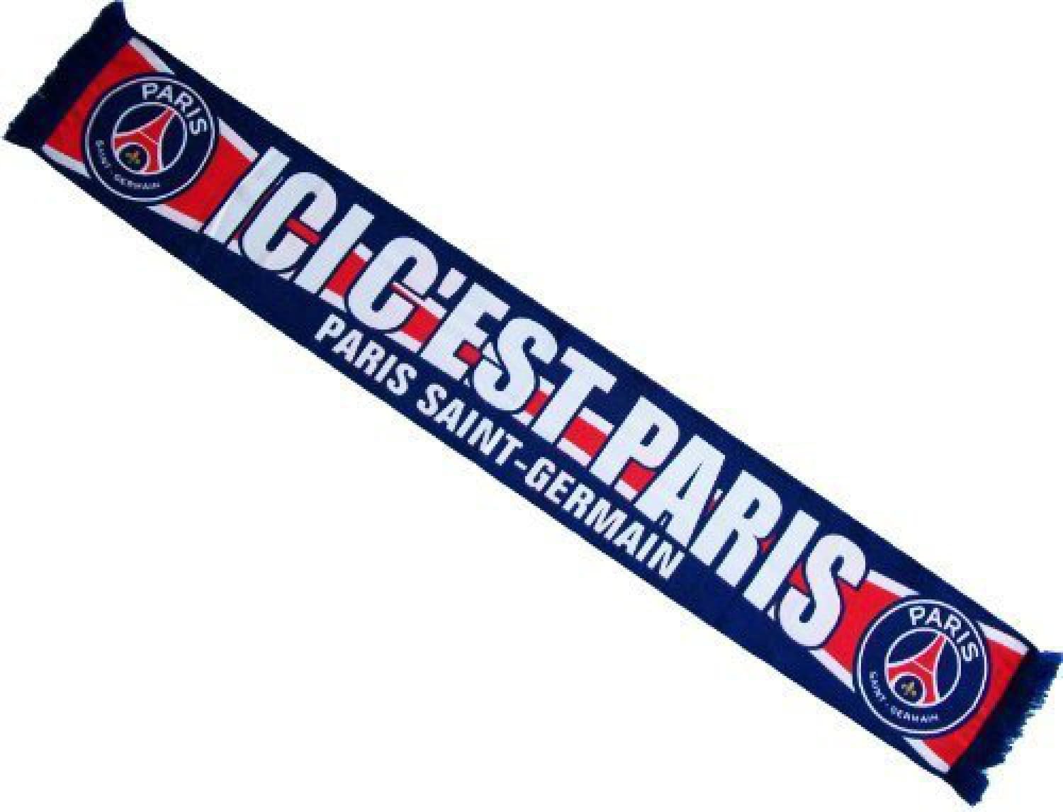 Écharpe PSG officielle « Ici c'est Paris », 138 cm — idée cadeau
