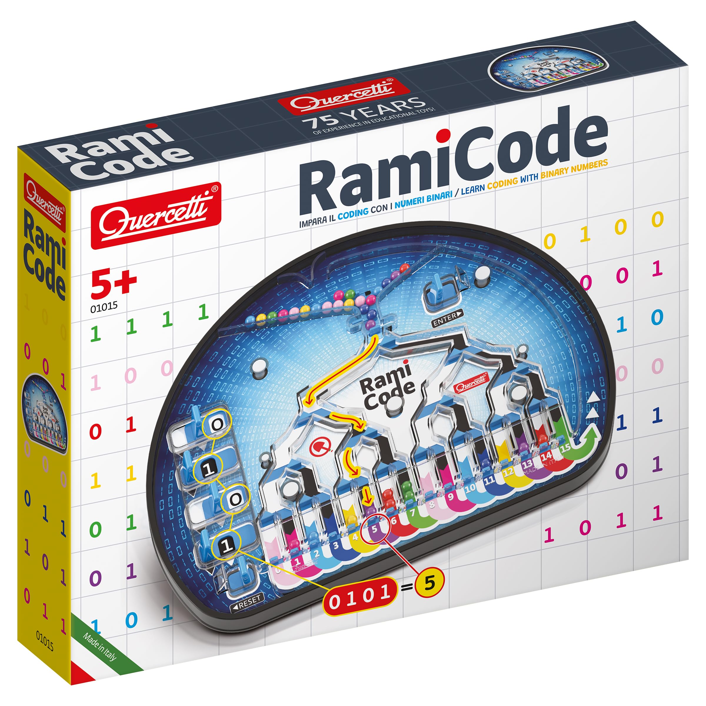 Quercetti Rami Code, jeu de logique pour programmer sans écran — cadeau drôle et insolite