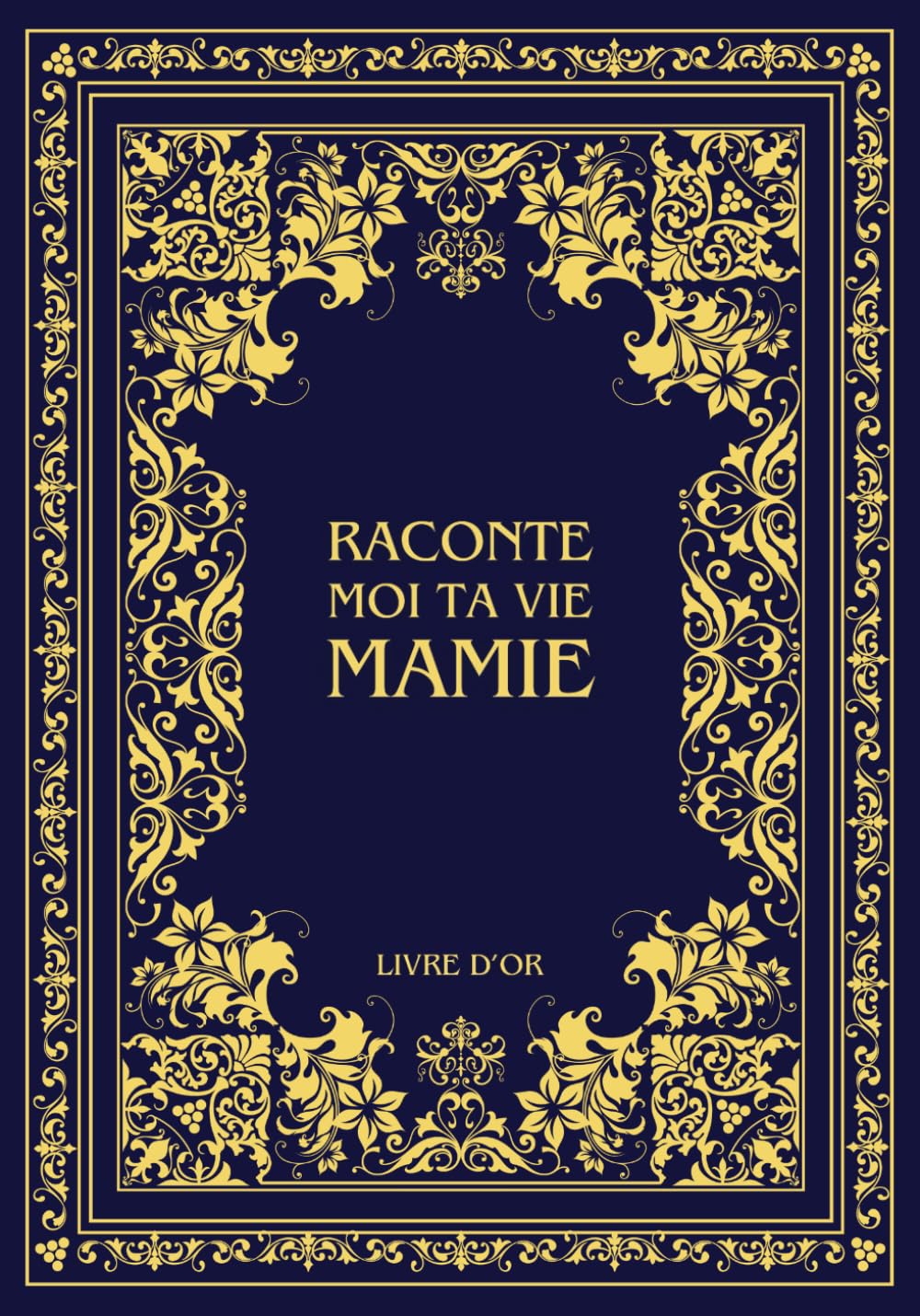 Raconte moi ta vie Mamie, livre souvenir à remplir — idée cadeau