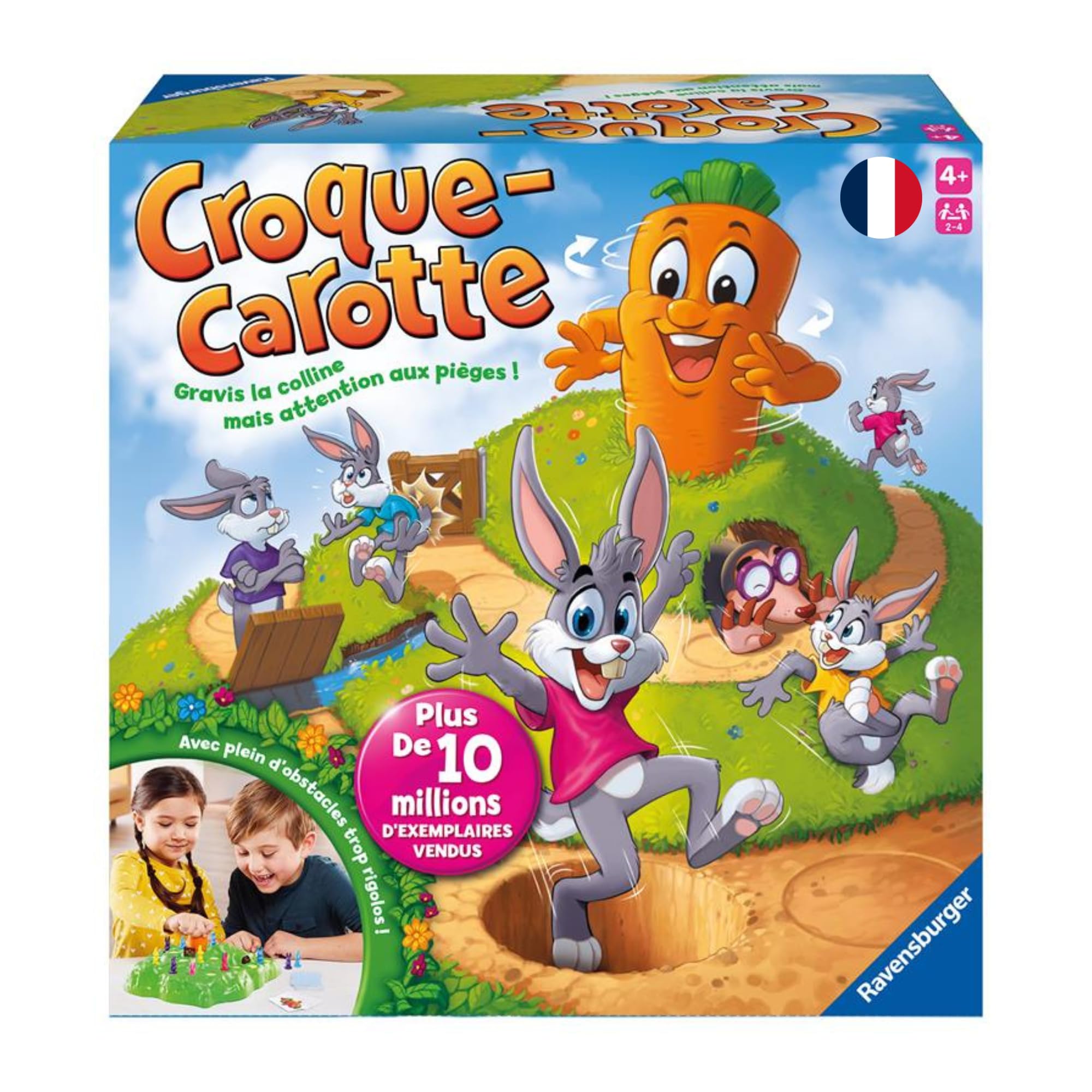 Ravensburger Croque Carotte, jeu de société enfant dès 4 ans — cadeau drôle et insolite