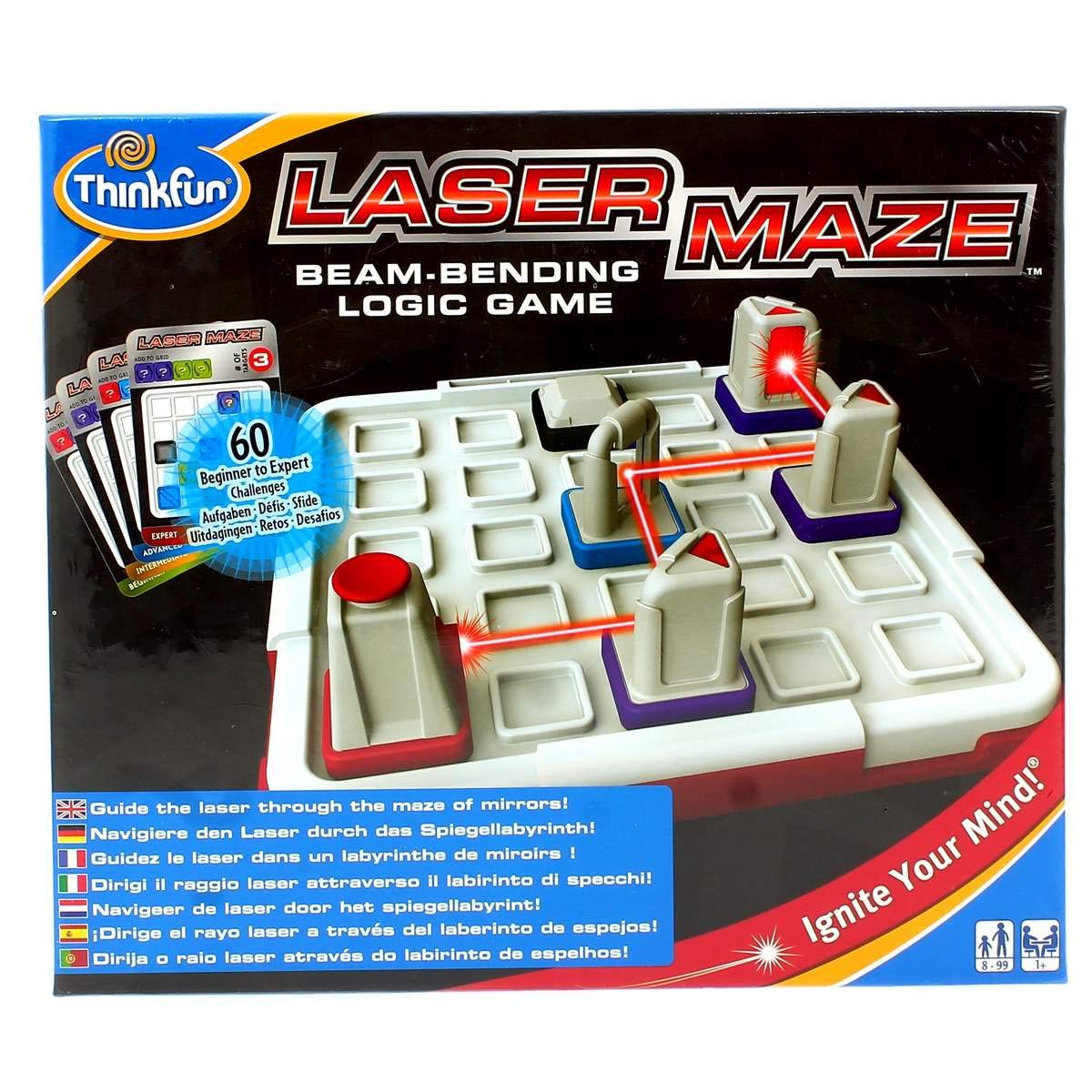 Ravensburger Laser Maze, jeu de réflexion avec laser et miroirs — cadeau drôle et insolite