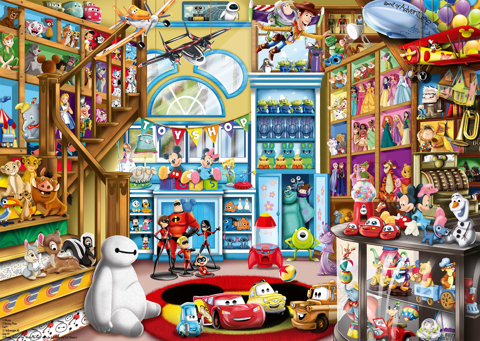 Ravensburger Puzzle 1000 pièces, Le Magasin de Jouets Disney — cadeau drôle