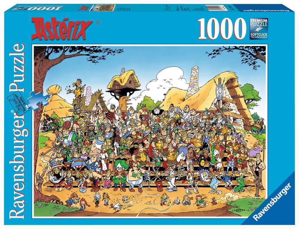 Ravensburger puzzle adulte 1000 pièces, Photo de famille Astérix (15434) — cadeau drôle et insolite
