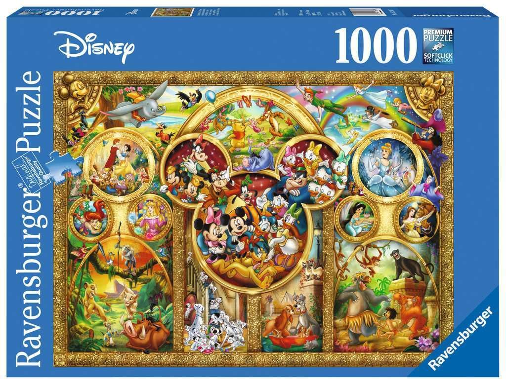 Ravensburger, puzzle 1000 pièces Les plus beaux thèmes Disney (15266) — cadeau drôle et insolite