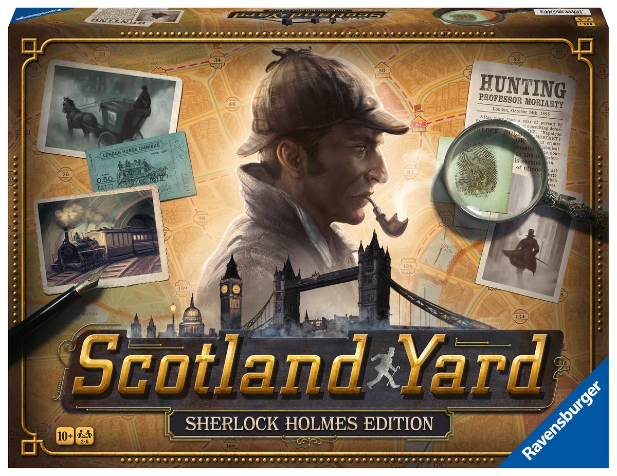 Ravensburger Scotland Yard Sherlock Holmes, jeu de poursuite en famille — idée cadeau