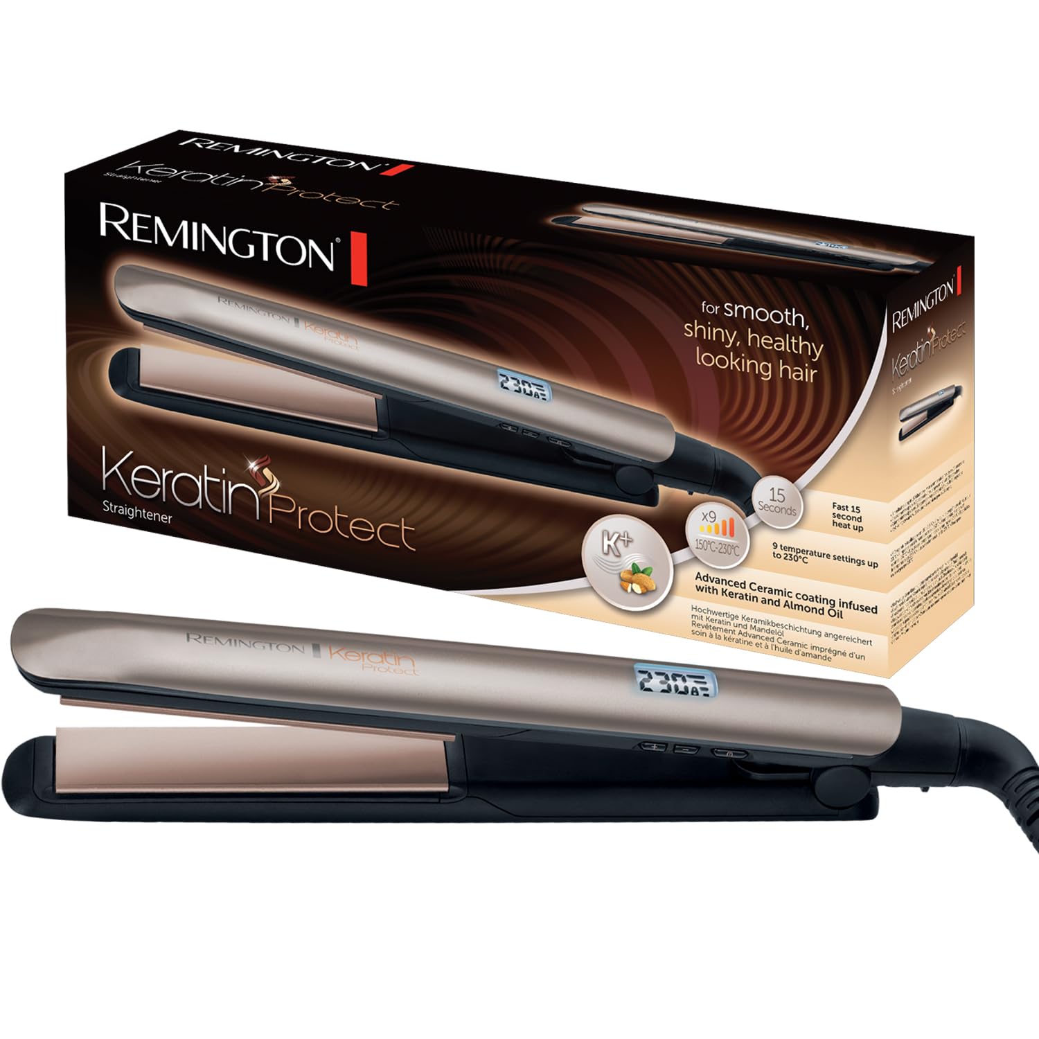 Le lisseur cheveux céramique Protect Remington — cadeau drôle
