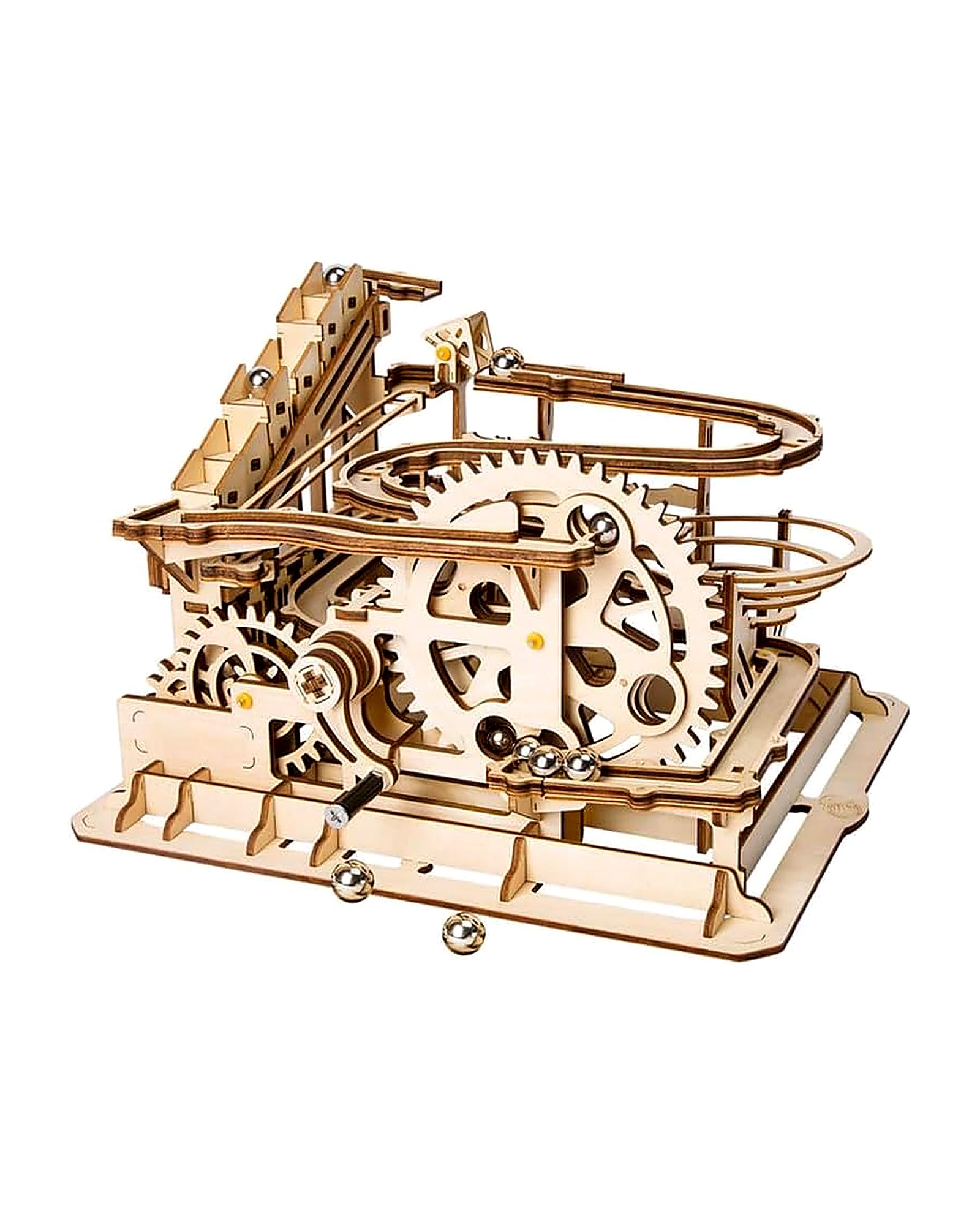 ROKR Waterwheel Coaster, circuit à billes mécanique en bois LG501 — idée cadeau