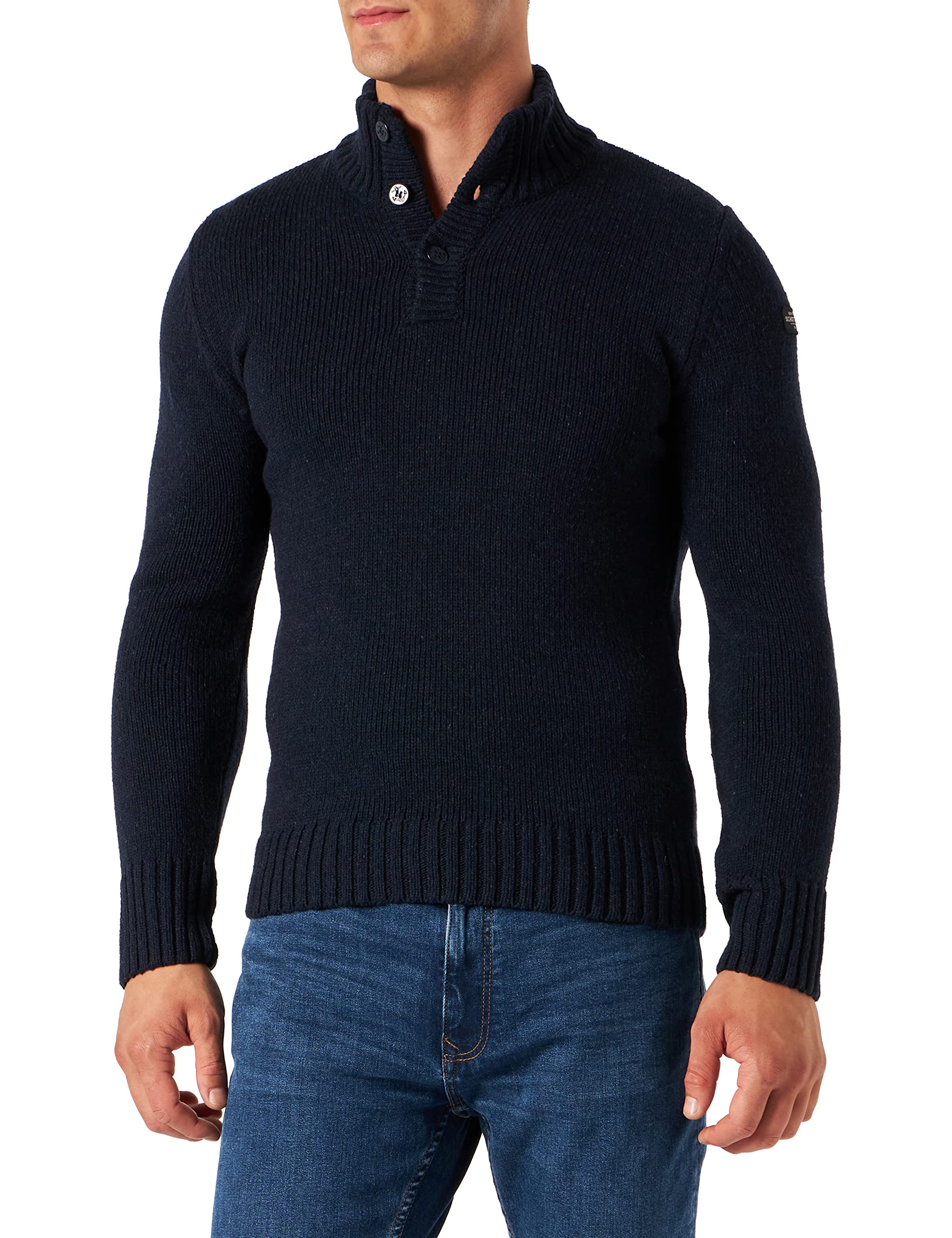 Le pull col camionneur Schott NYC — idée cadeau