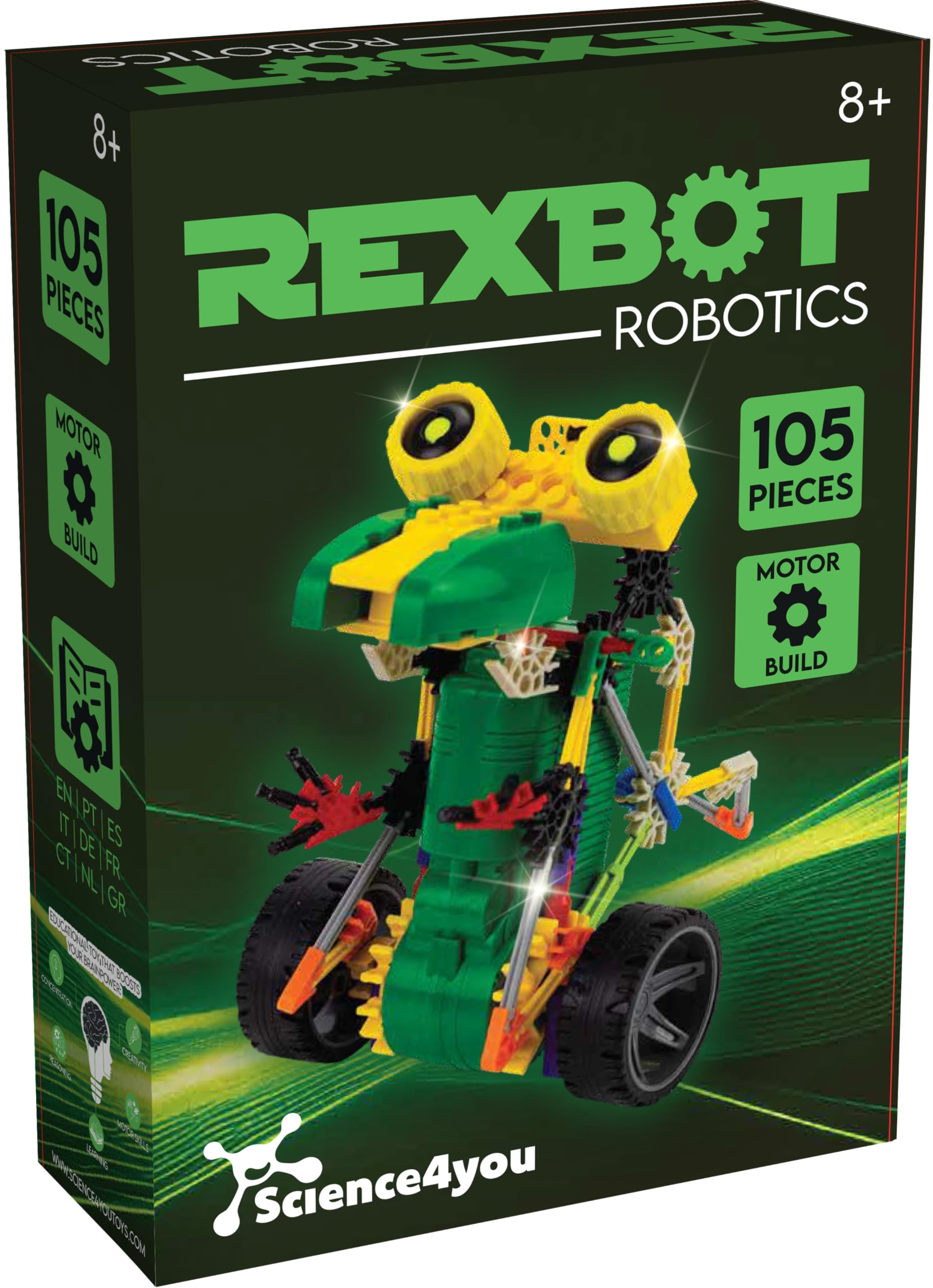 Science4you Rexbot, kit robot à construire de 106 pièces