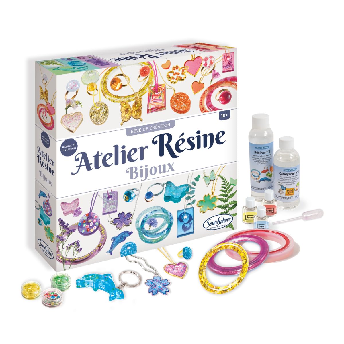 Sentosphère, L'Atelier de Résine, kit créatif dès 10 ans — idée cadeau