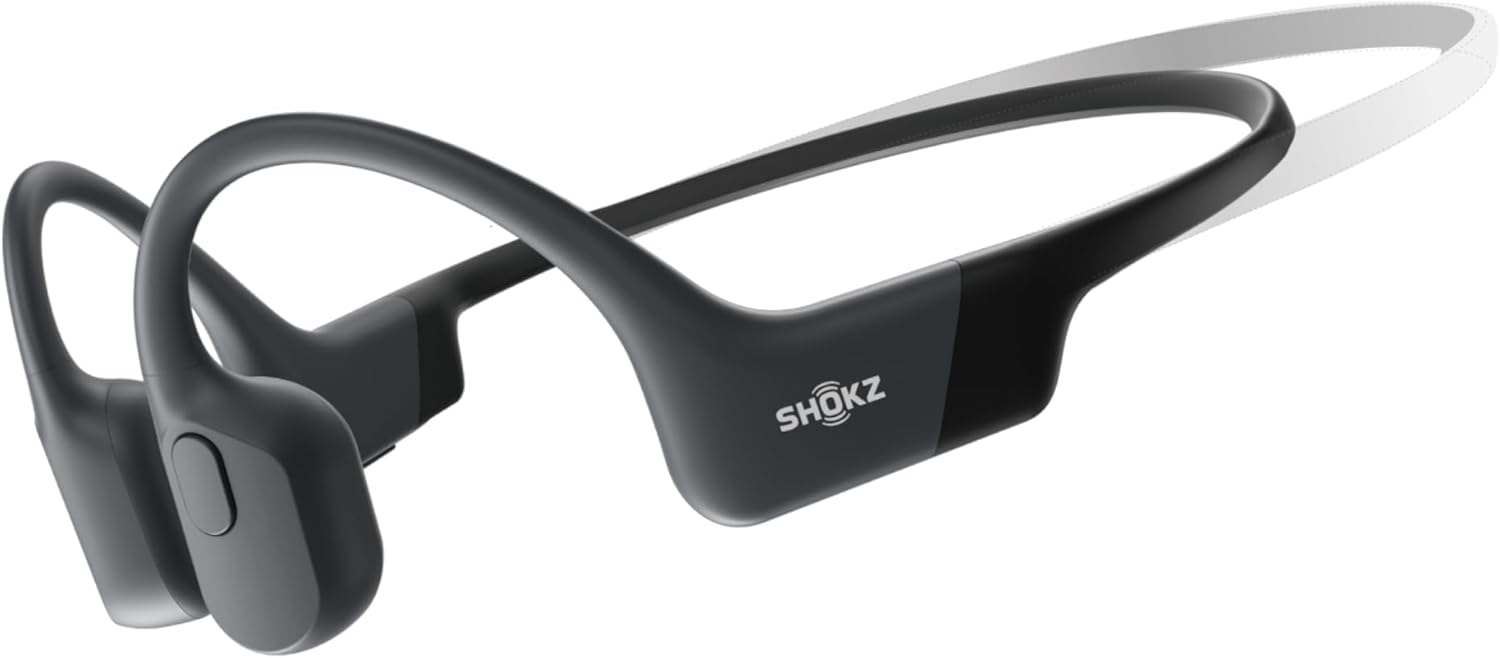 SHOKZ OpenRun Mini Bone Conduction Headphones, Black, USB-C Charging — funny and quirky gift