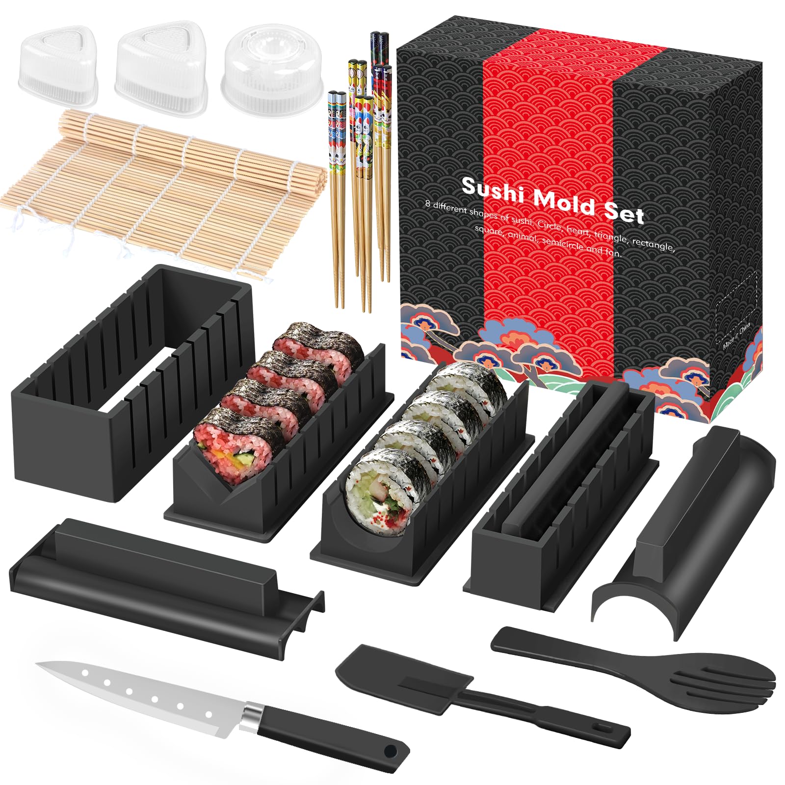 Le kit Skyser pour faire ses sushis, 20 pièces — cadeau drôle