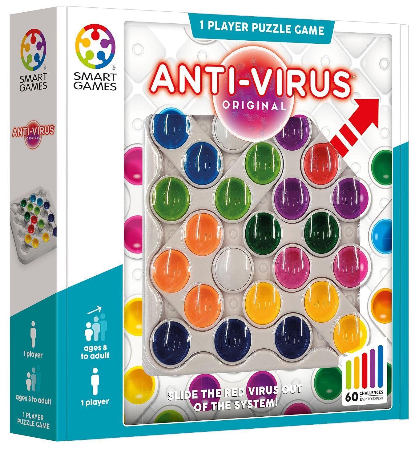 SmartGames Anti-Virus, casse-tête de glissement en diagonale — cadeau drôle et insolite