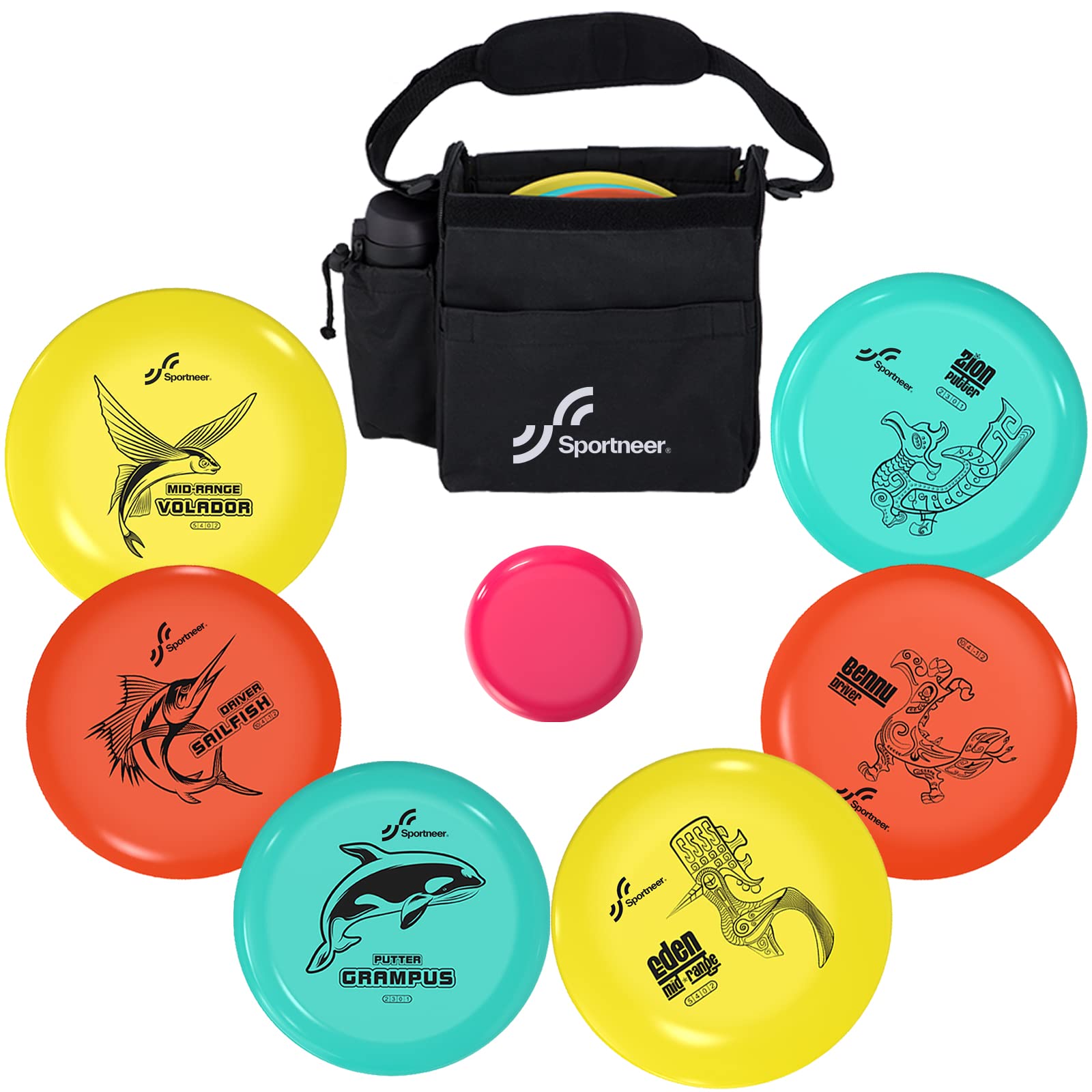 Sportneer Disc Golf, kit de démarrage avec sac à dos — idée cadeau