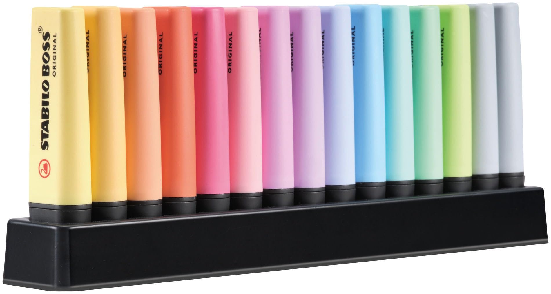 Le set STABILO BOSS Original Pastel de 15 surligneurs — cadeau drôle et insolite