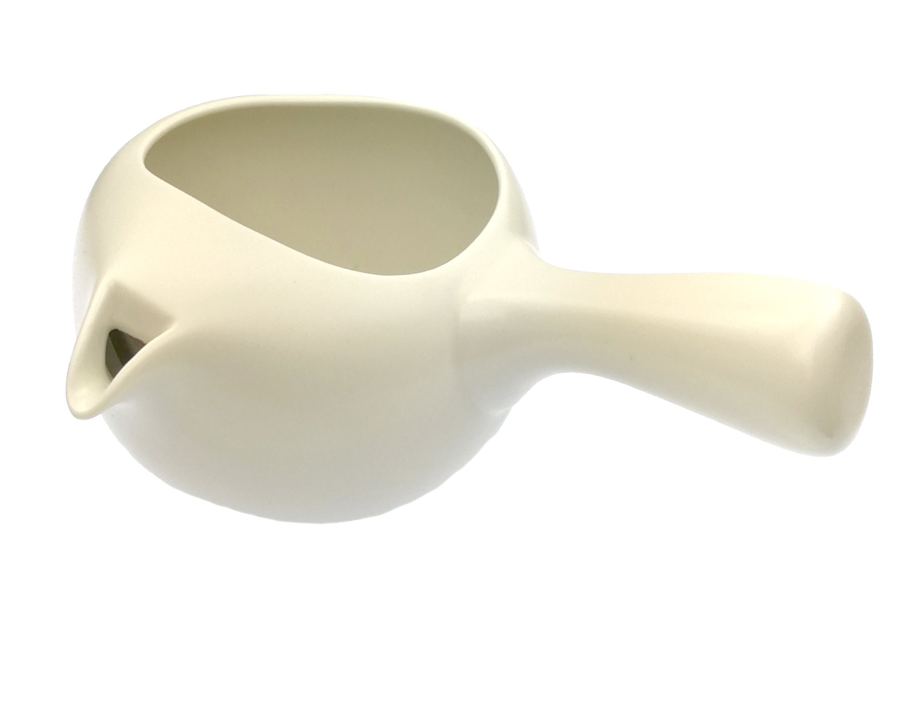 TeaClub, théière japonaise Kyusu blanche de 350 ml avec passoire — idée cadeau