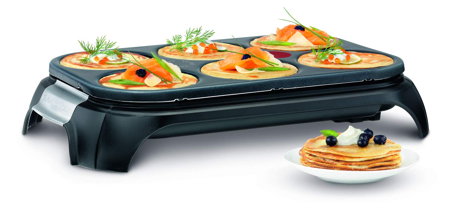 Tefal Crep Party, crêpière électrique 6 empreintes — idée cadeau
