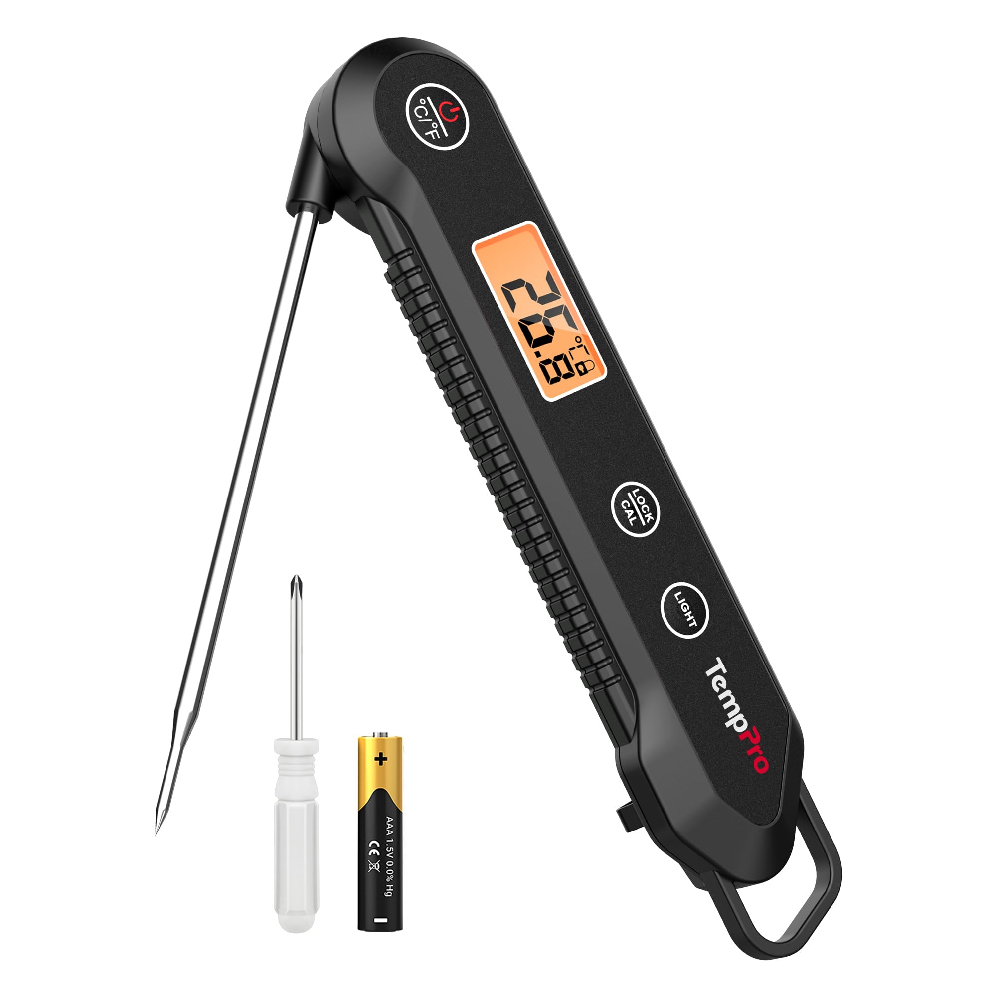 TempPro TP03H, thermomètre à viande étanche IPX6 — cadeau drôle et insolite