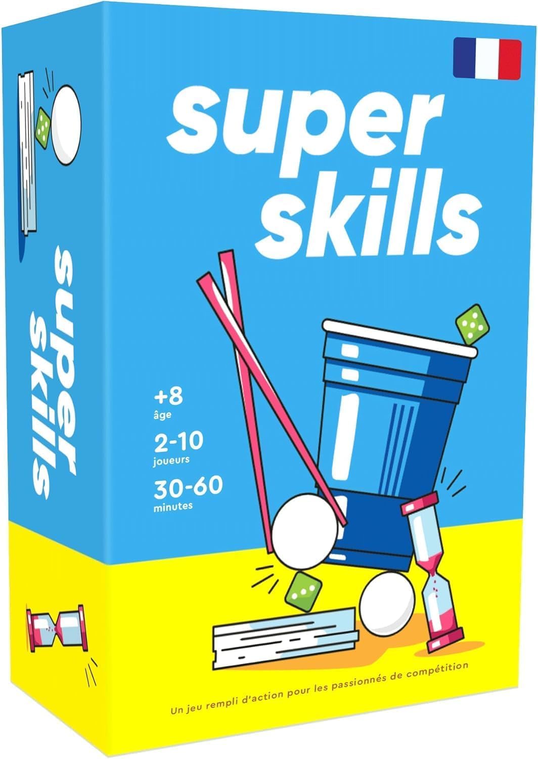 The World Game Super Skills, jeu de 120 défis d'adresse — idée cadeau