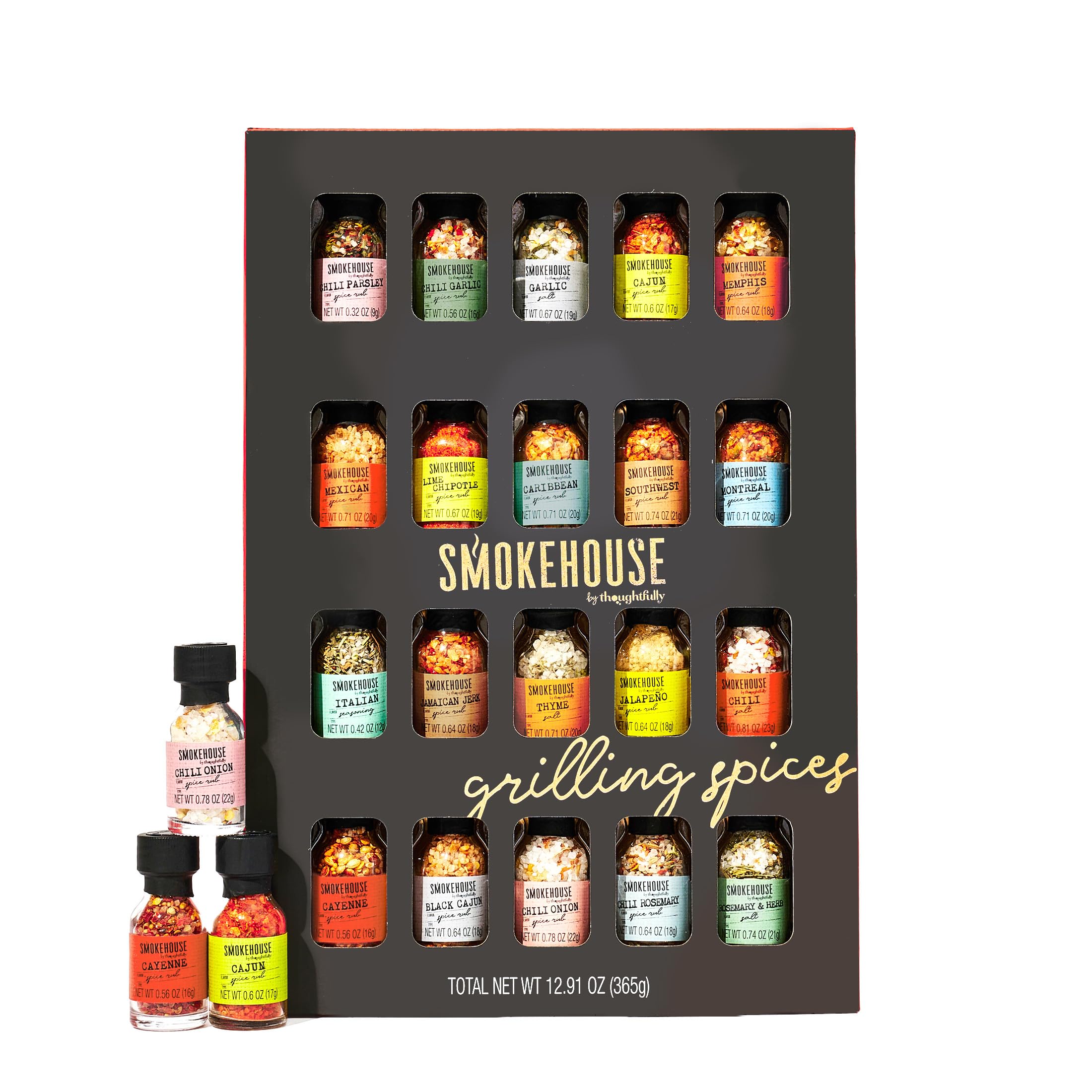 Le coffret Thoughtfully de 20 épices pour barbecue