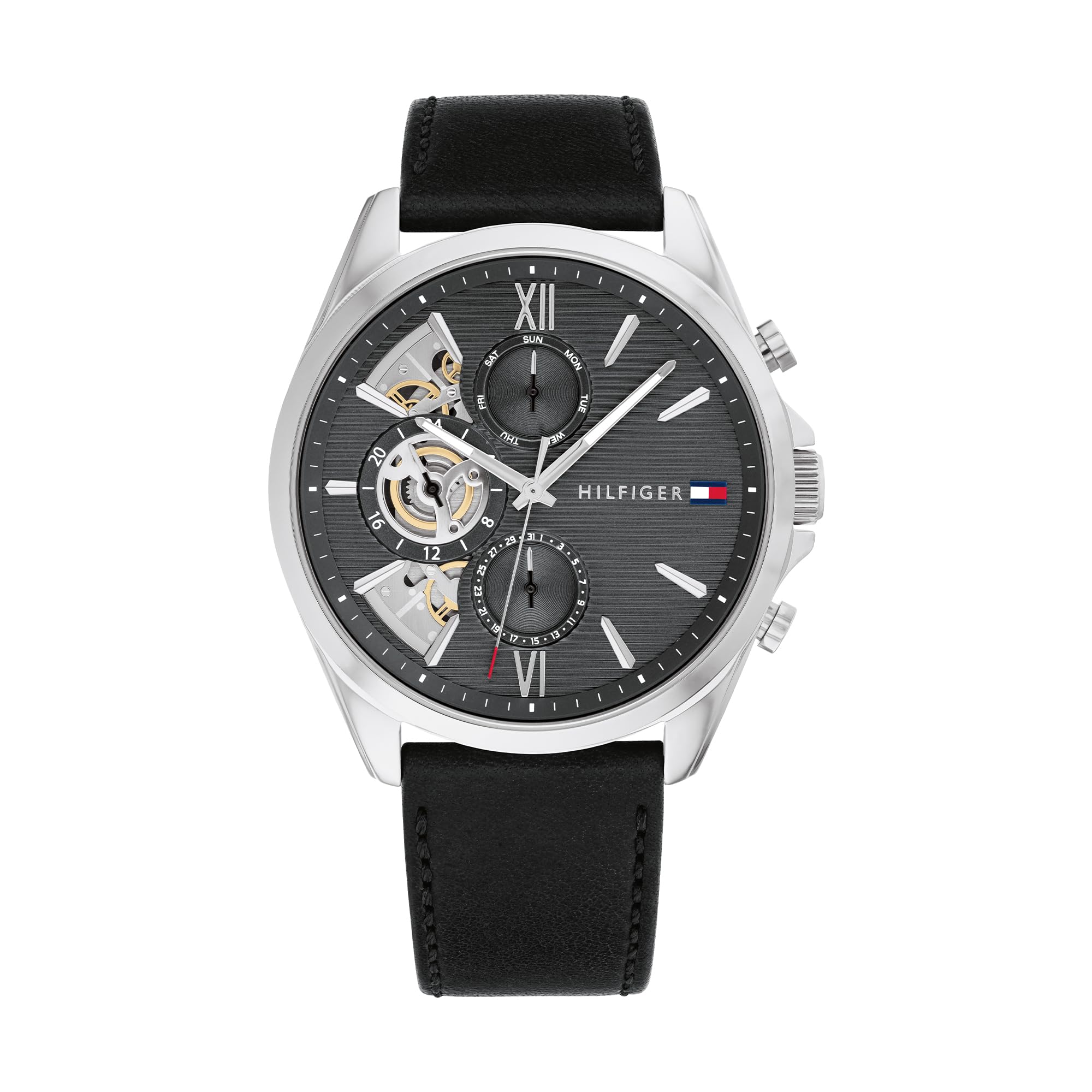 Tommy Hilfiger, montre à quartz multifonction homme 44 mm — idée cadeau