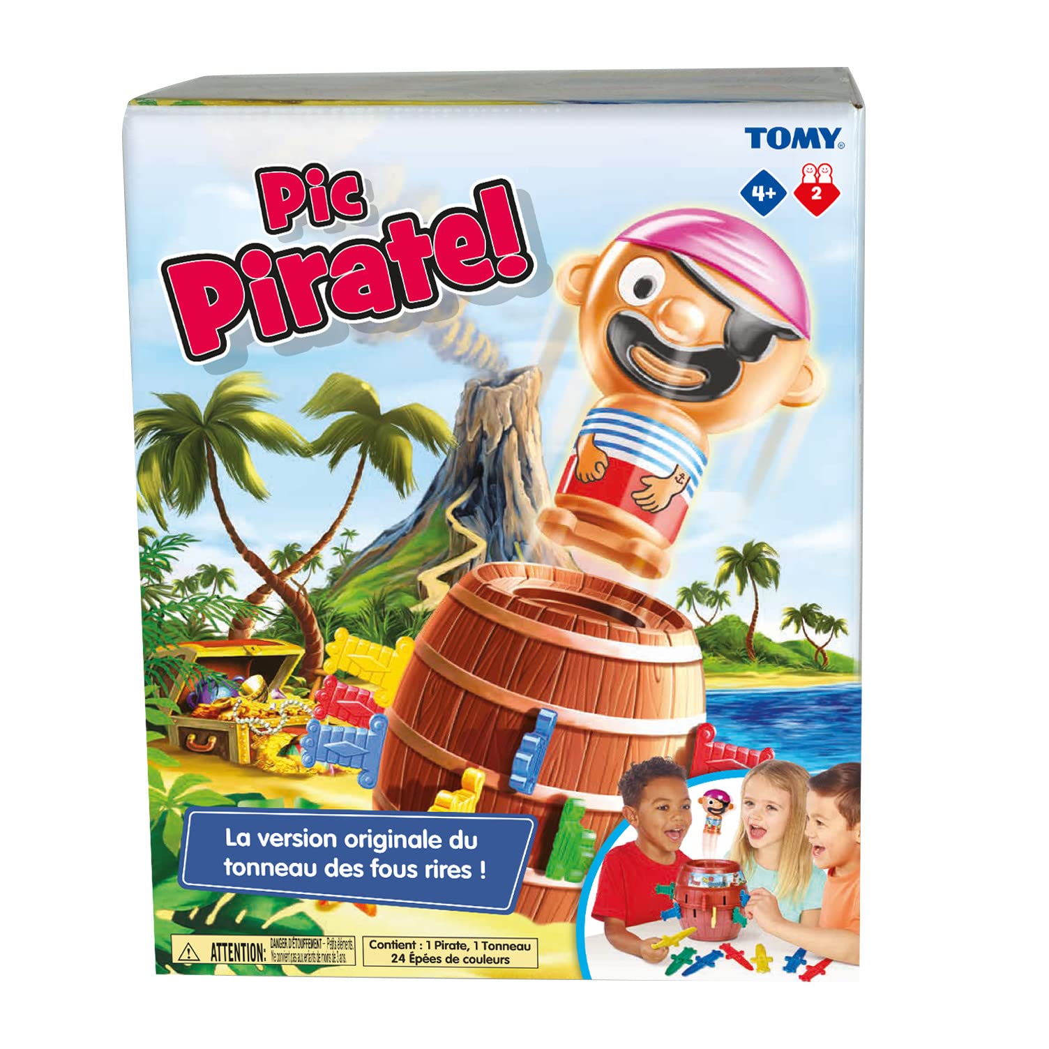 TOMY Pic Pirate, le jeu du pirate dans son tonneau