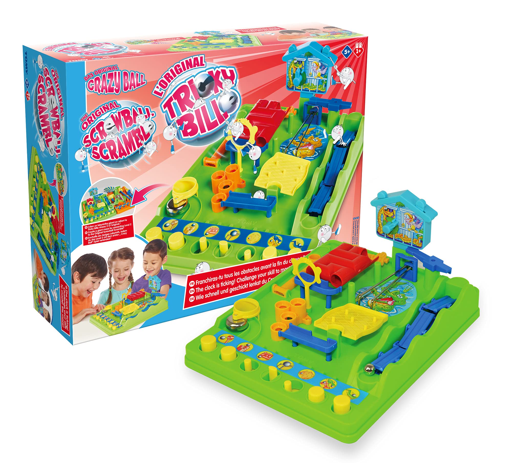 TOMY Tricky Bille, circuit de billes d'adresse — idée cadeau