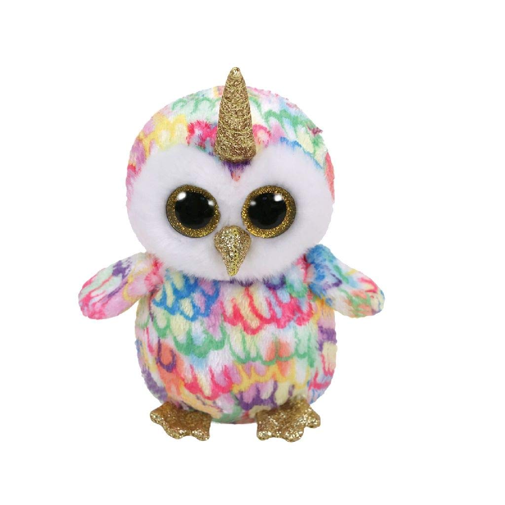 Ty Beanie Boo's Enchanted, peluche hibou licorne 15 cm — idée cadeau