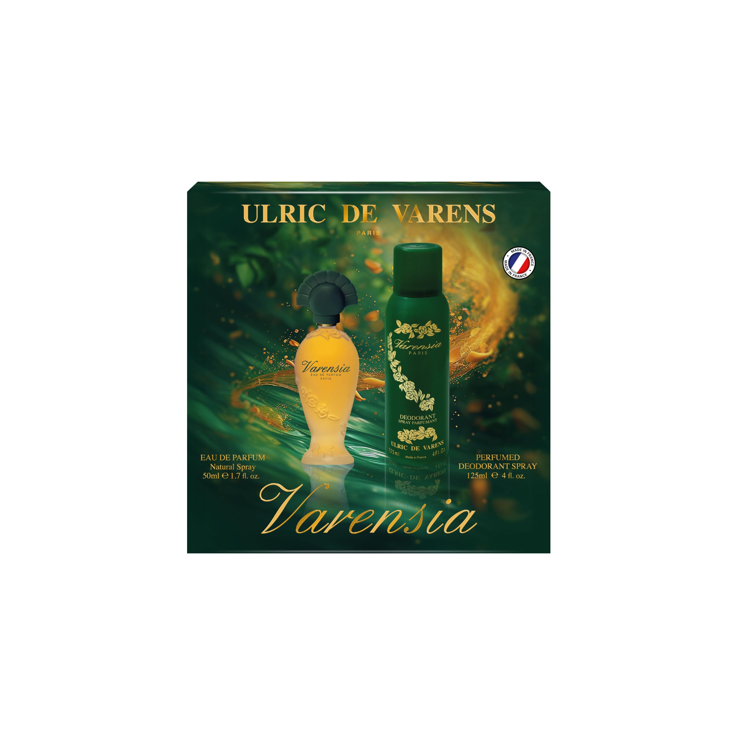 Ulric de Varens Varensia, coffret eau de parfum 50 ml et déodorant — idée cadeau